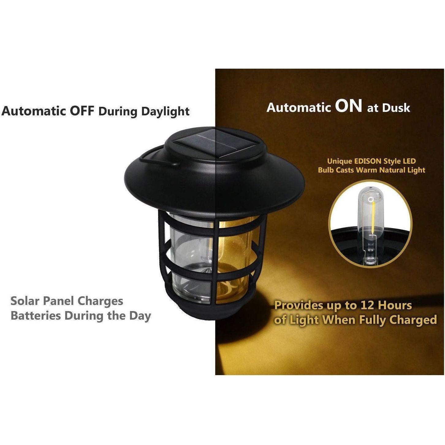 Classy Caps - Nottingham Solar Hanging Coach Light - Lights Canada