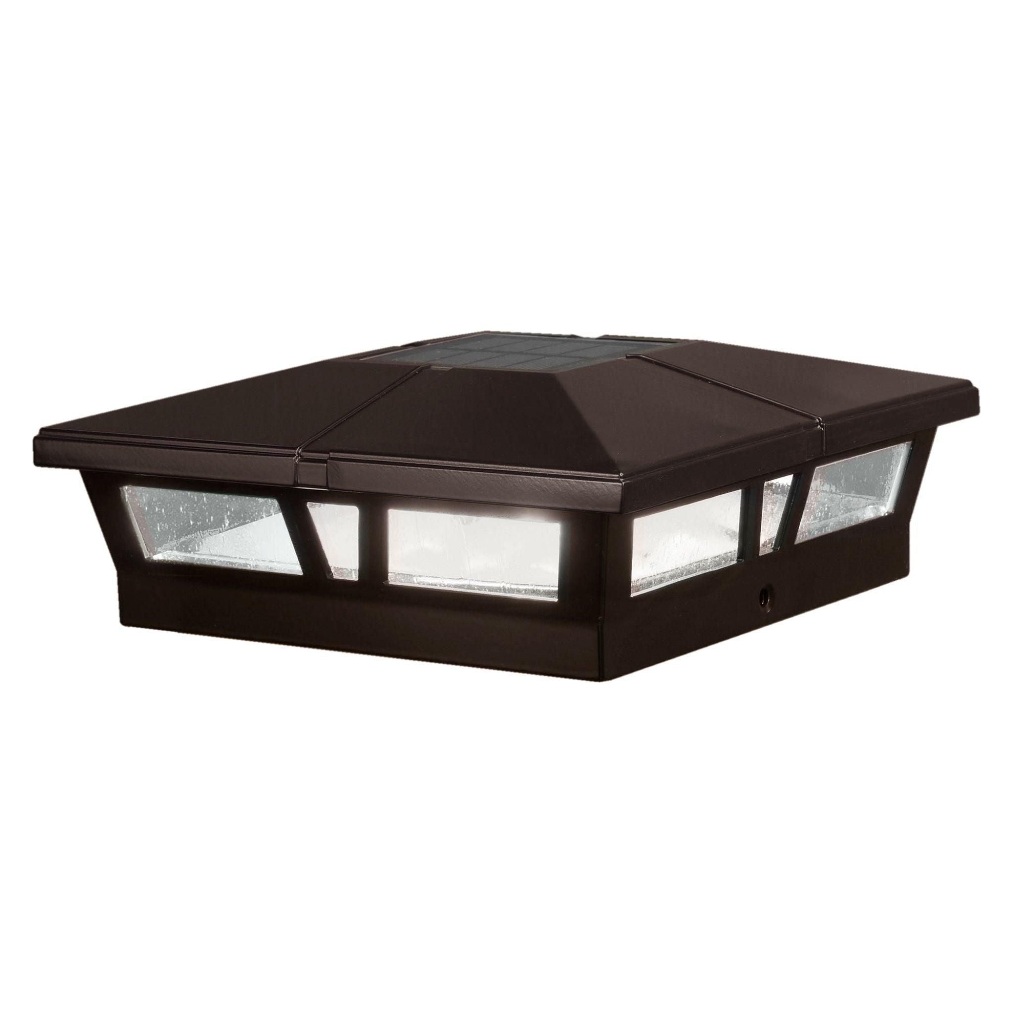 Classy Caps - 6x6 Cambridge Solar Post Cap - Lights Canada
