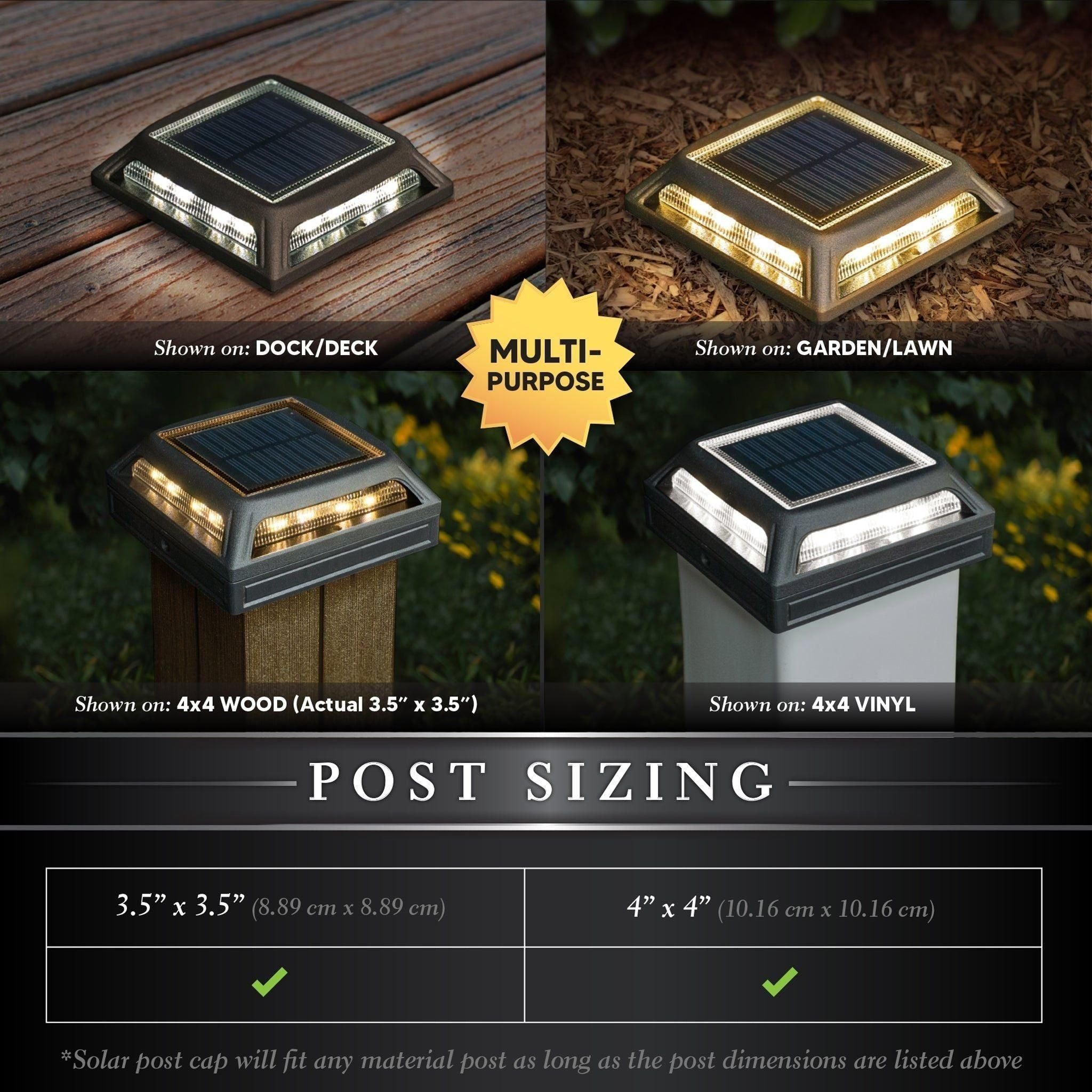 Classy Caps - Muskoka Solar Post/Path/Dock Light - Lights Canada