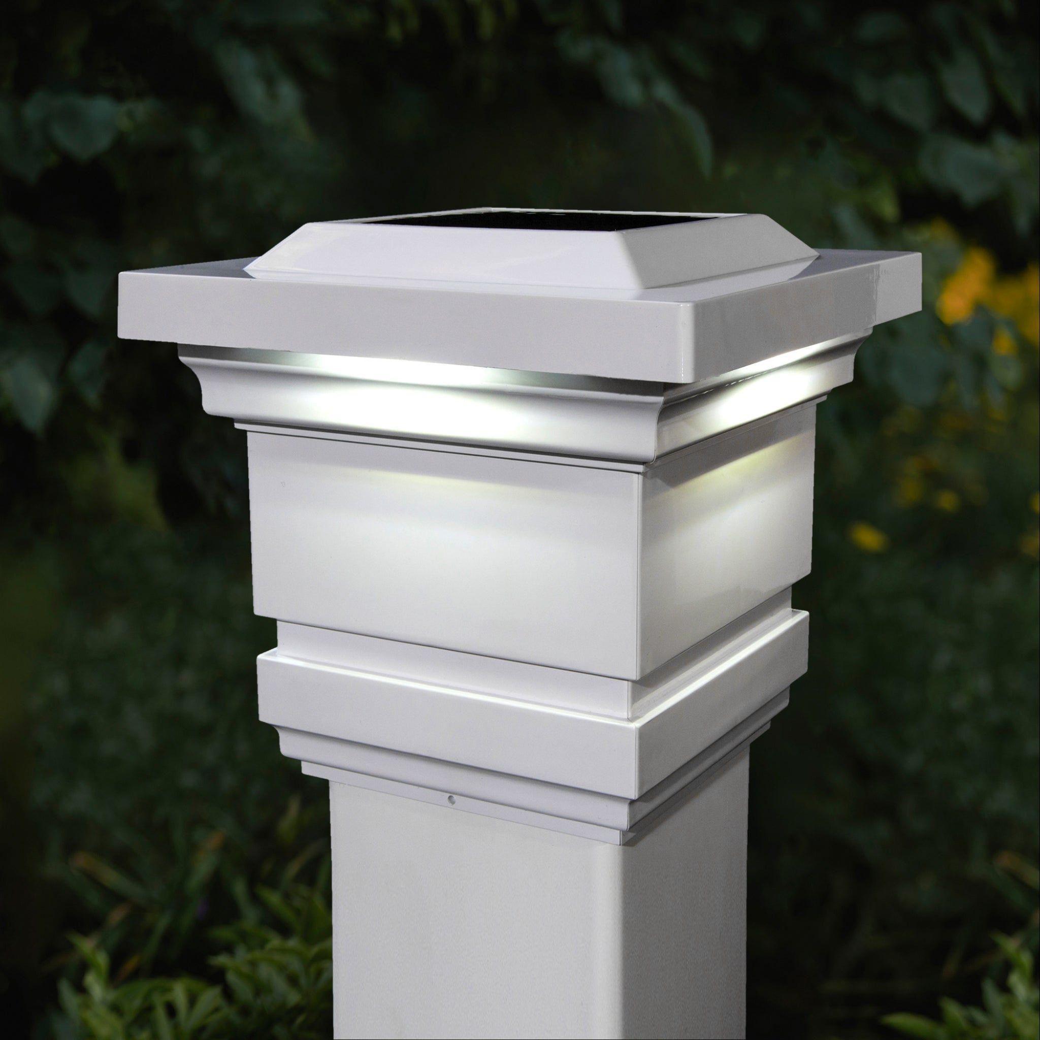 Classy Caps - 4x4 Classy Solar Post Cap - Lights Canada
