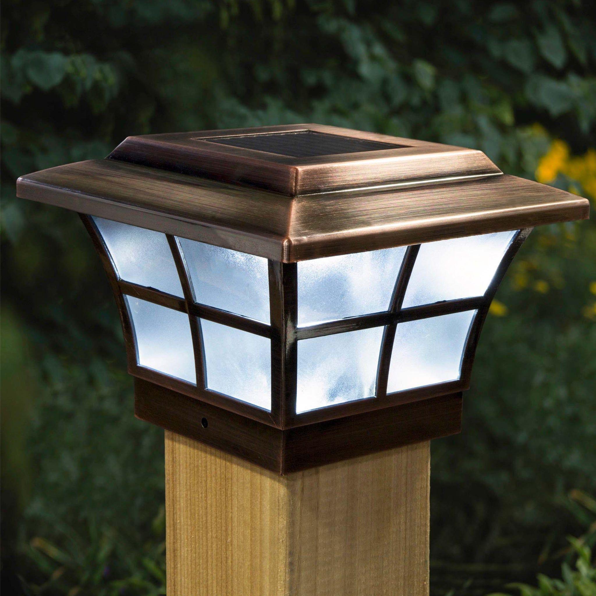 Classy Caps - 4x4 Prestige Solar Post Cap - Lights Canada