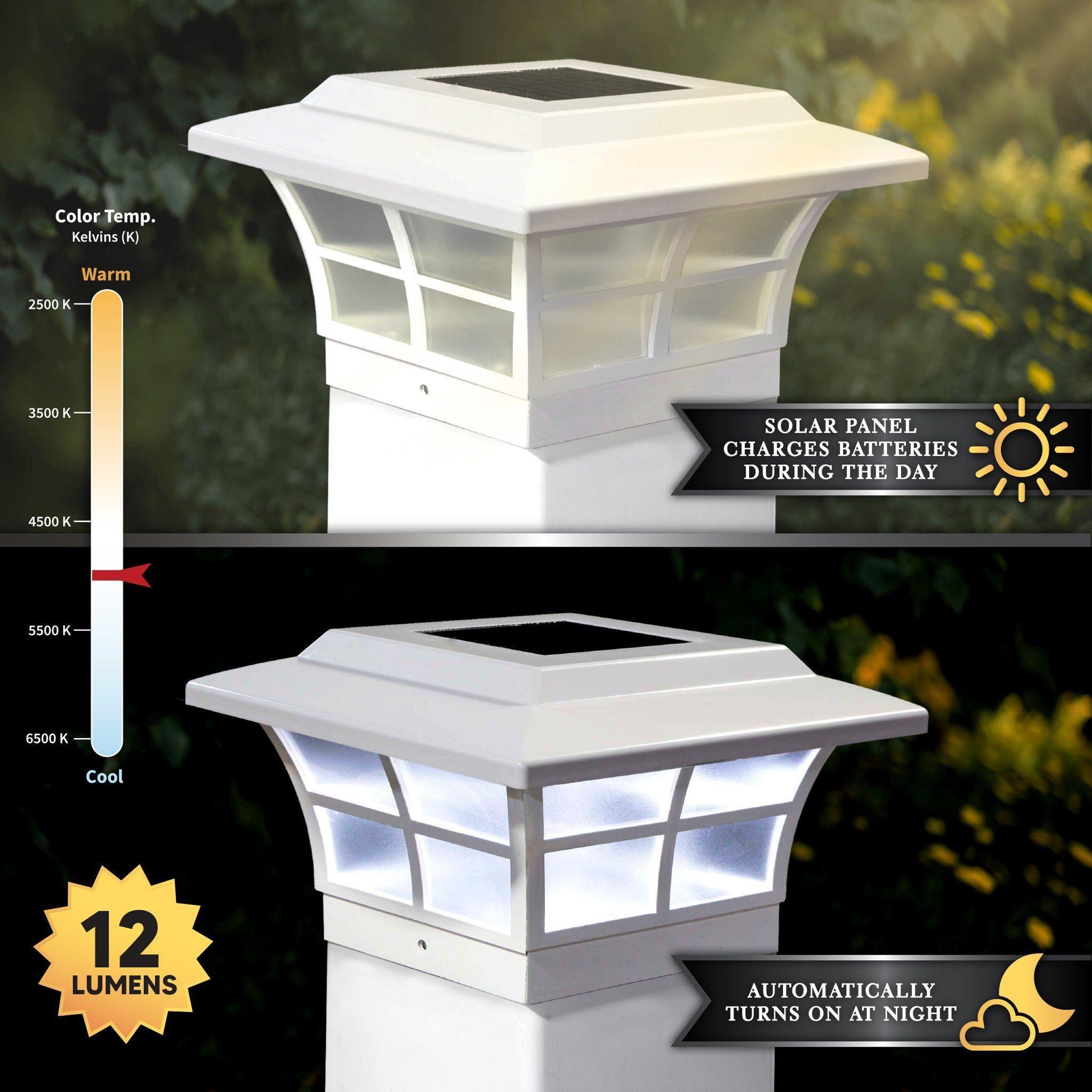 Classy Caps - 5x5 Prestige Solar Post Cap - Lights Canada
