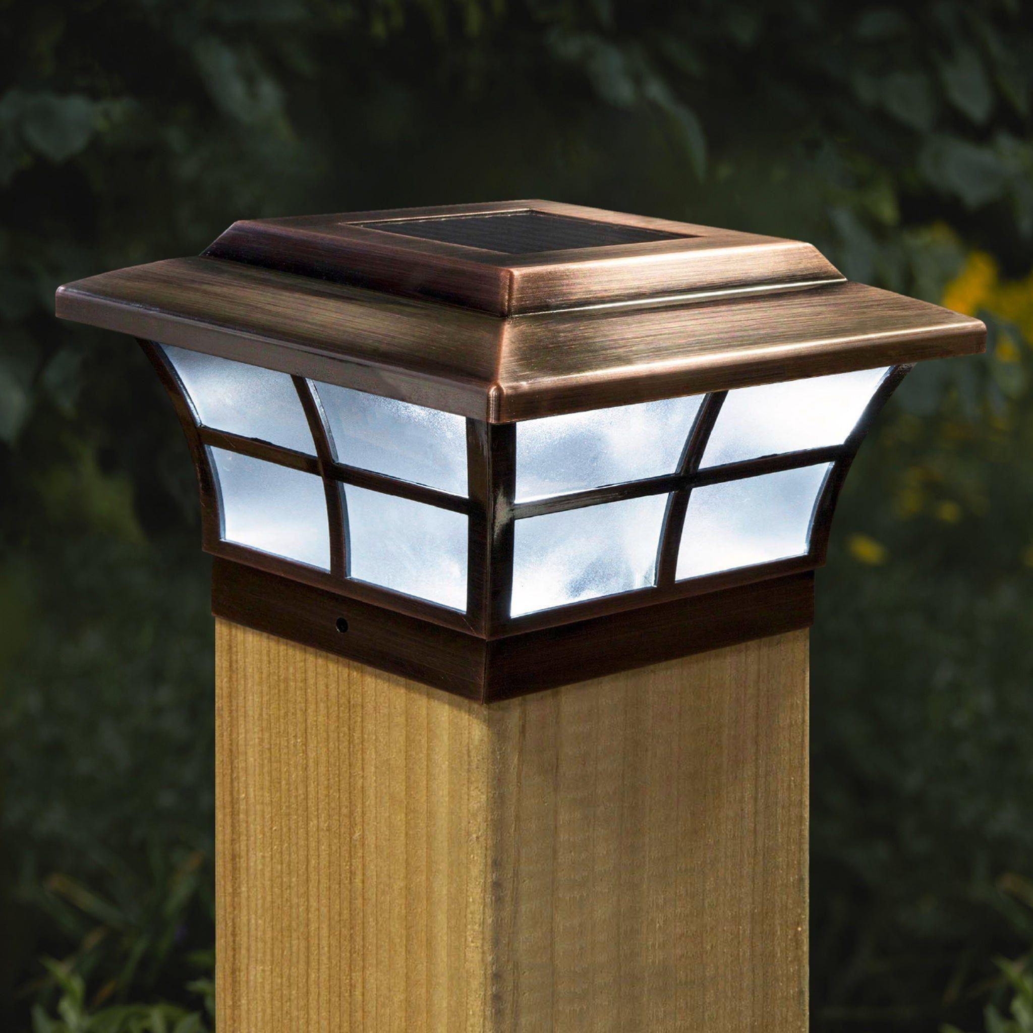 Classy Caps - 6x6 Prestige Solar Post Cap - Lights Canada