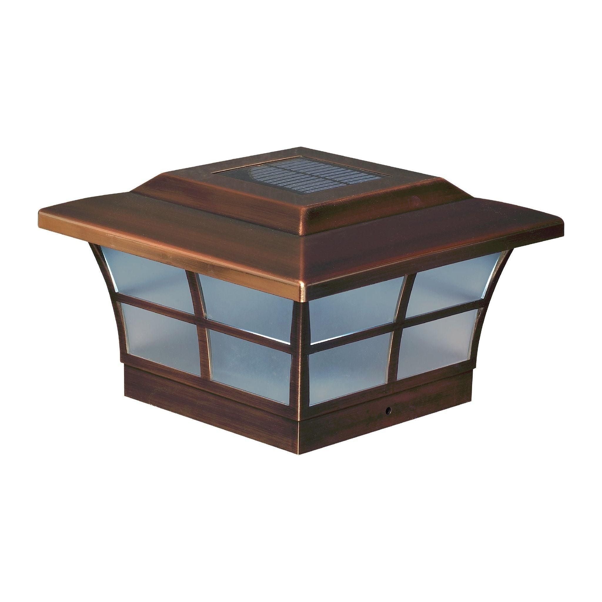 Classy Caps - 6x6 Prestige Solar Post Cap - Lights Canada