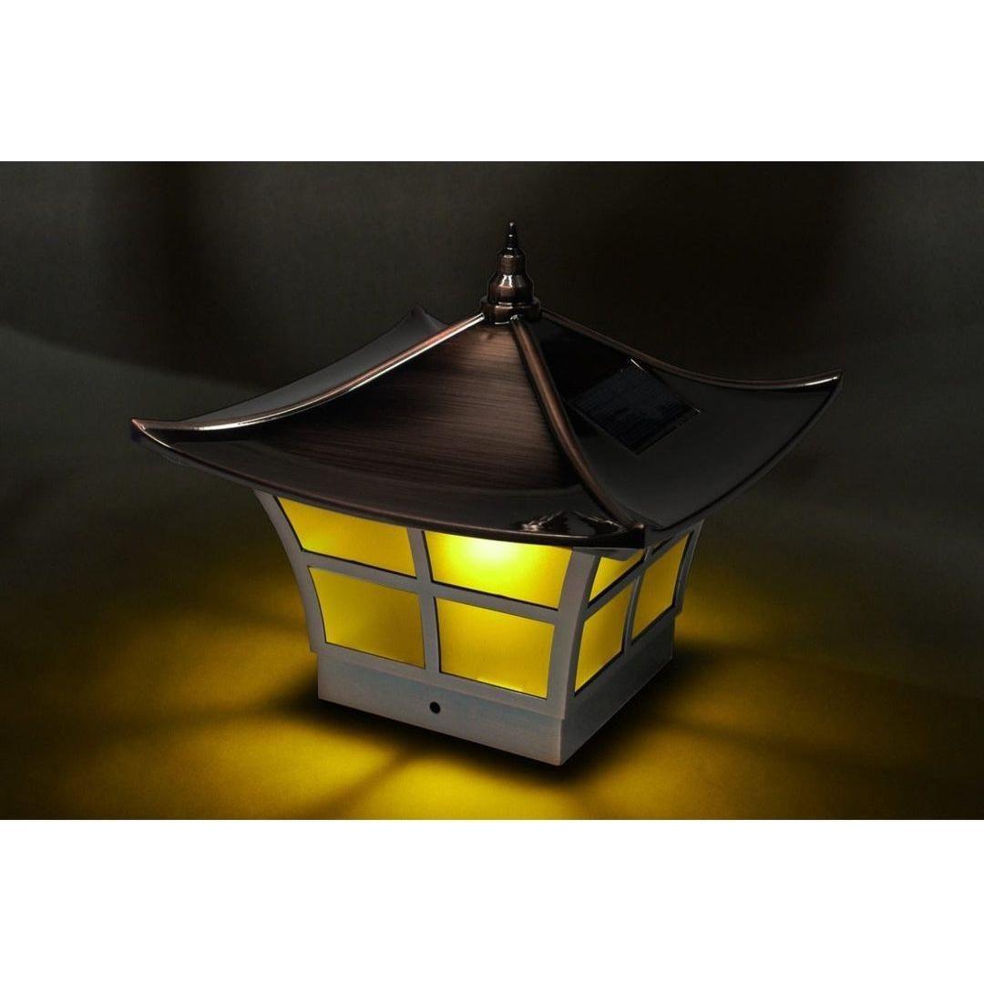 Classy Caps - 4x4 Ambience Solar Post Cap - Lights Canada