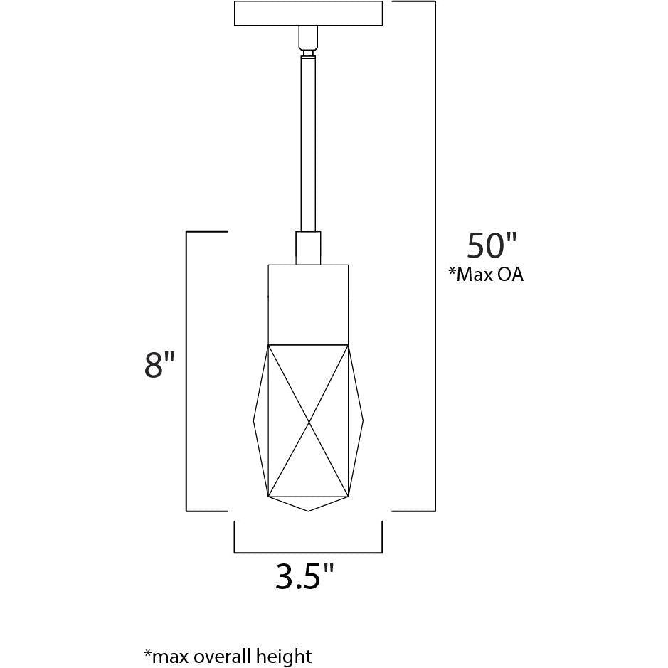 Studio M - Empire 1-Light LED Mini Pendant - Lights Canada