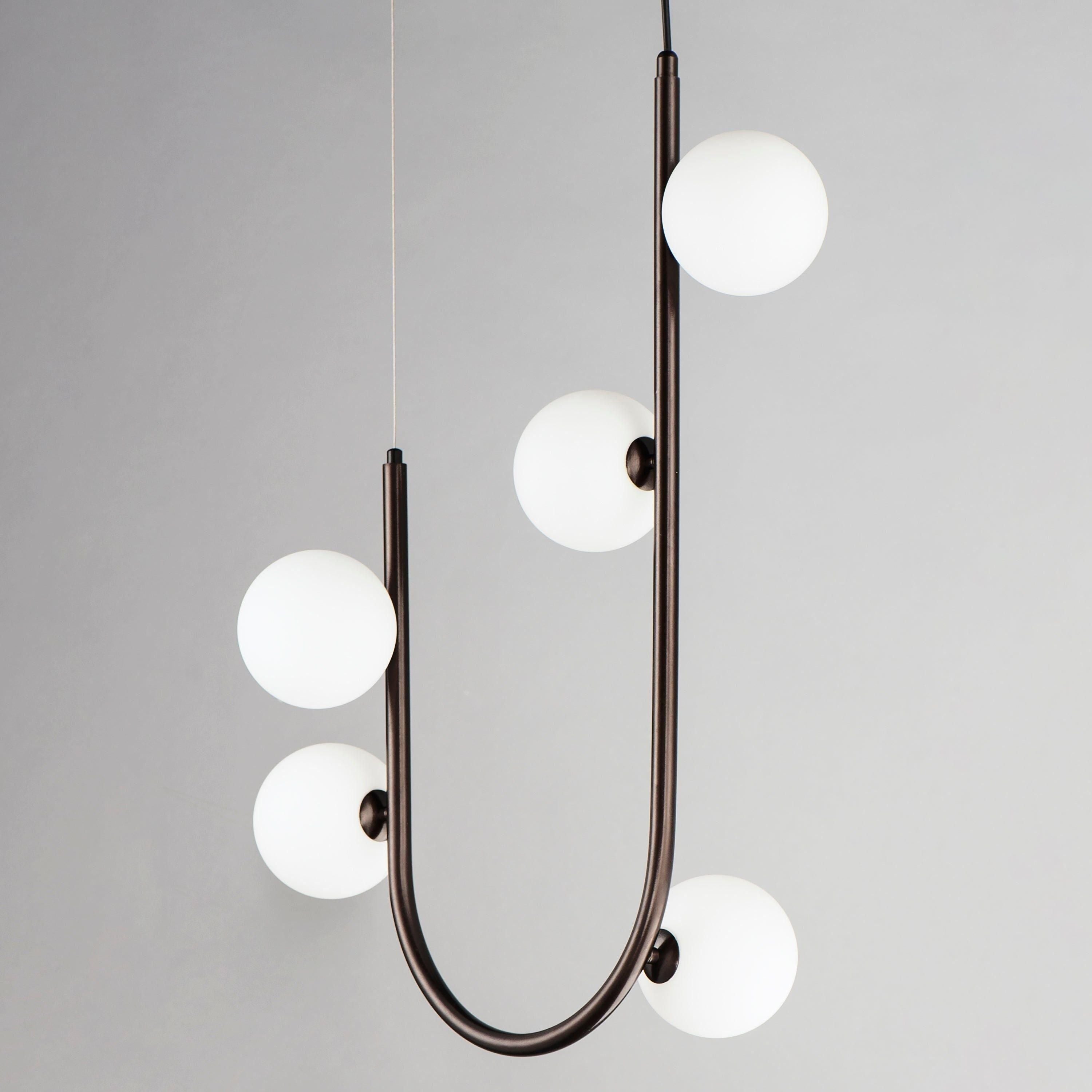 Studio M - Contour 5-Light Linear Suspension - Lights Canada