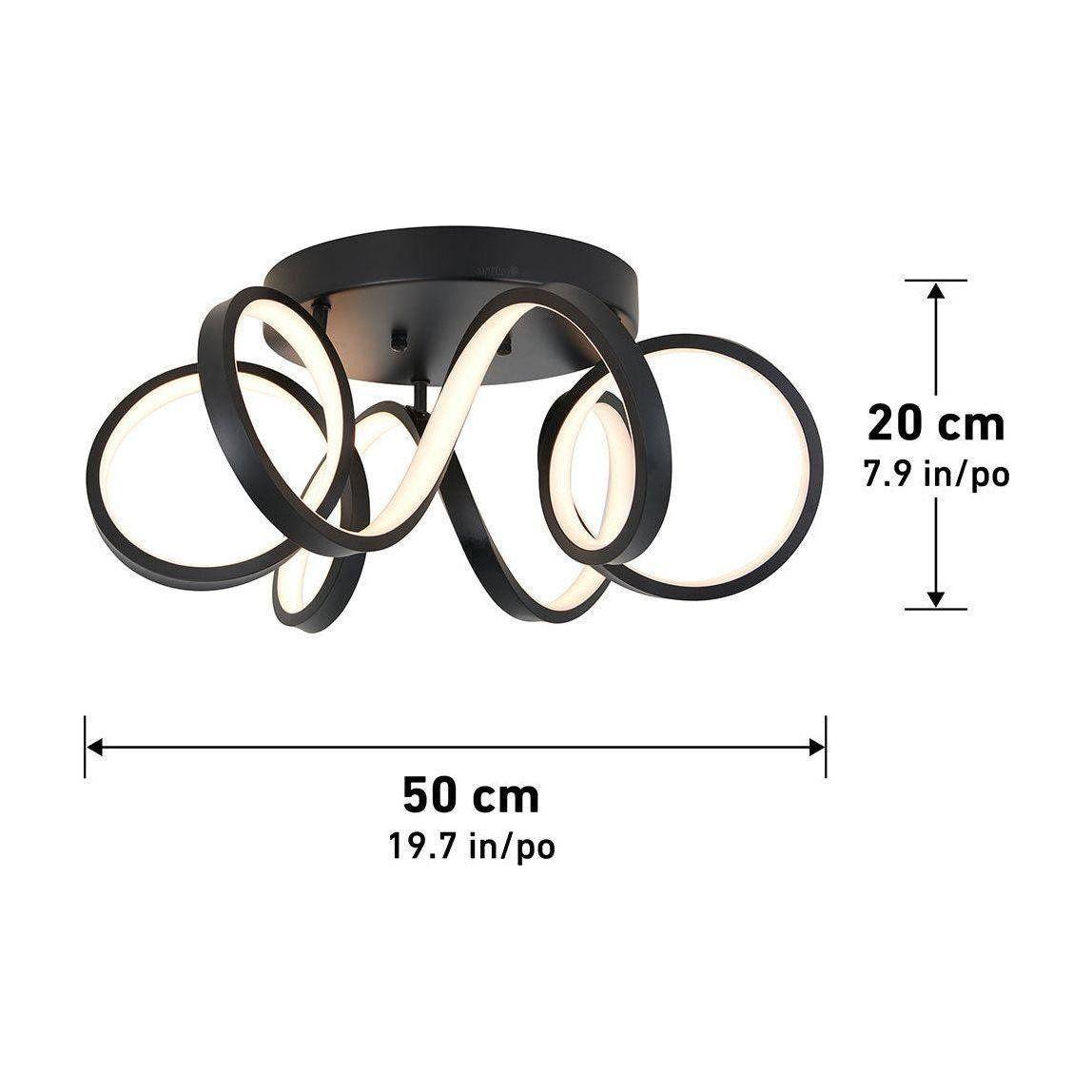 Artika - Artika Swirl Flush Mount - Lights Canada