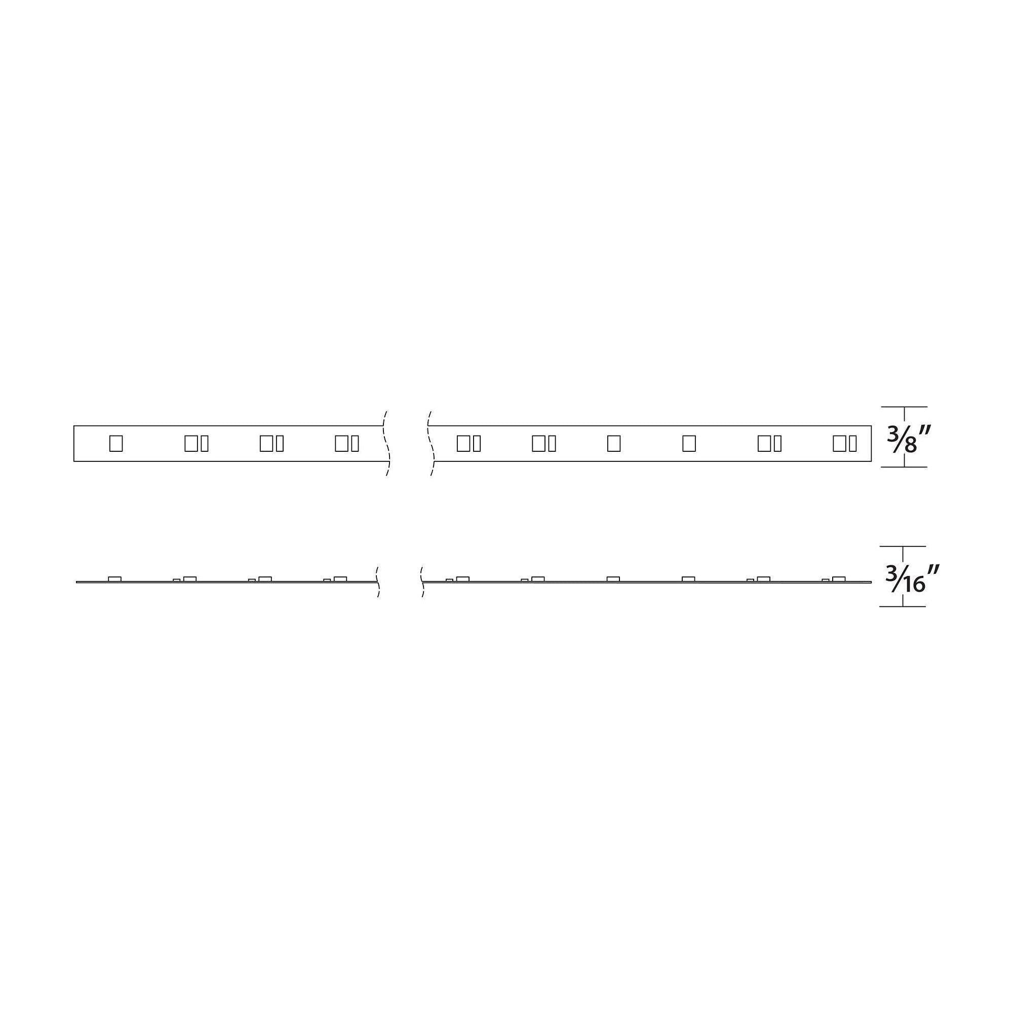 WAC Lighting - Basics 24VDC LED Tape Light 1.2W/foot 40ft Reel - Lights Canada