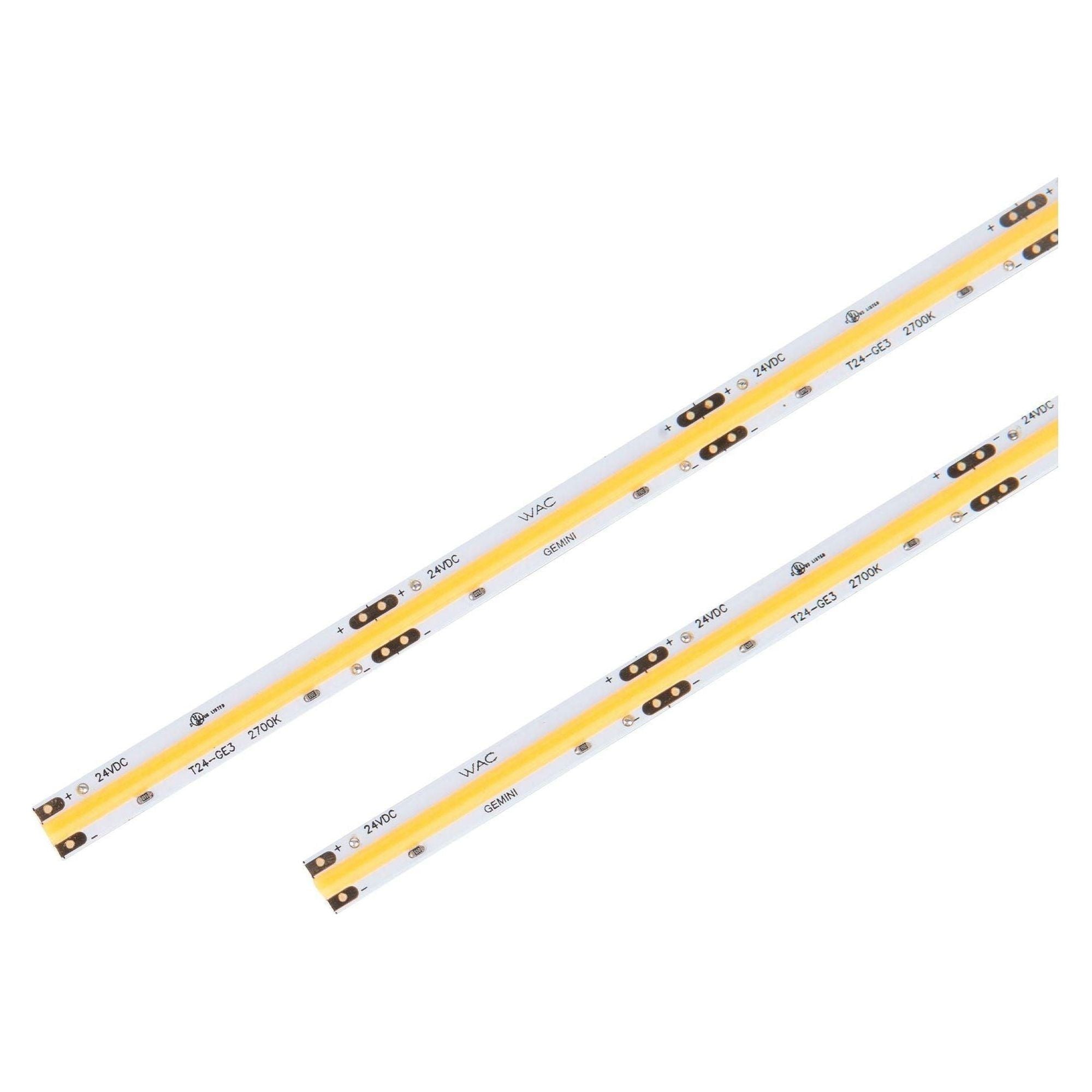 WAC Lighting - Gemini 24VDC LED COB Tape Light 3W/foot 15ft Reel - Lights Canada