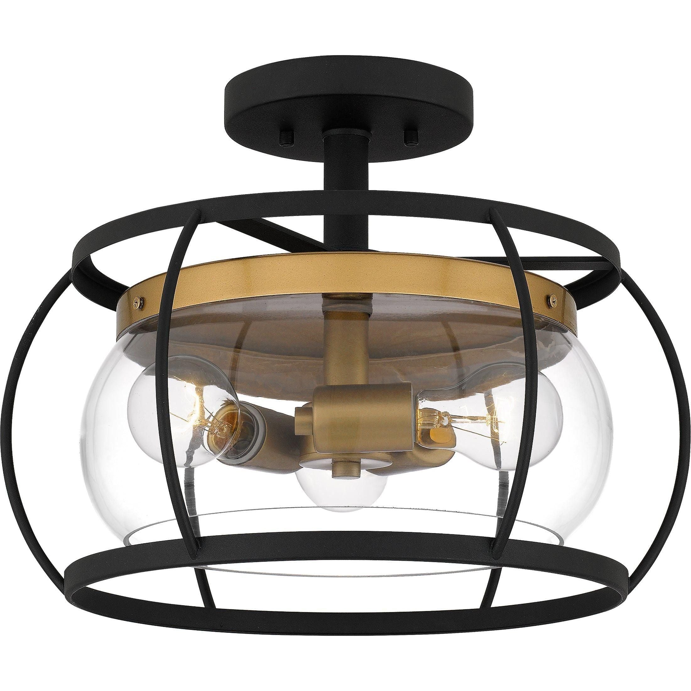 Quoizel - Thyme Semi Flush Mount - Lights Canada