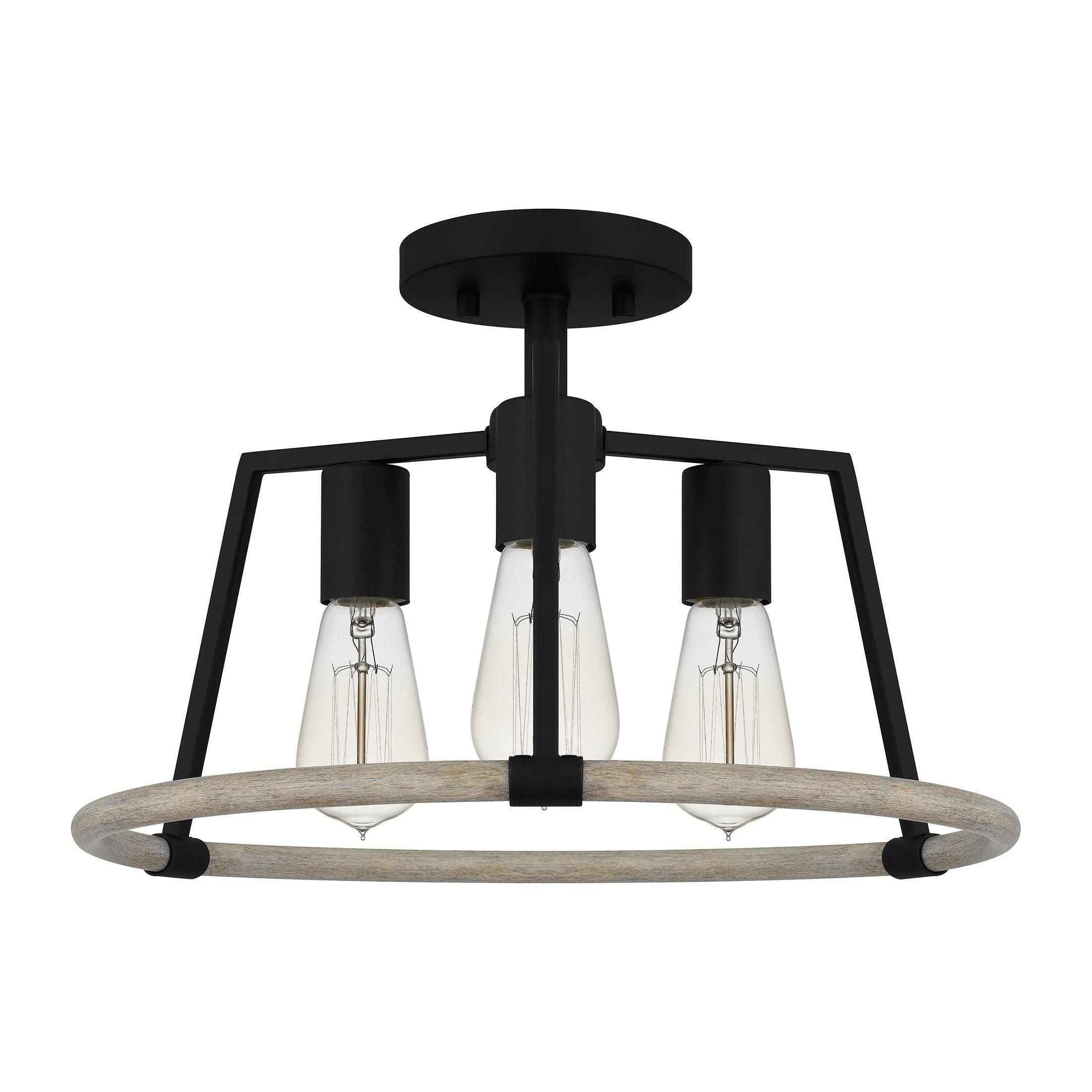 Quoizel - Tippet Semi Flush Mount - Lights Canada