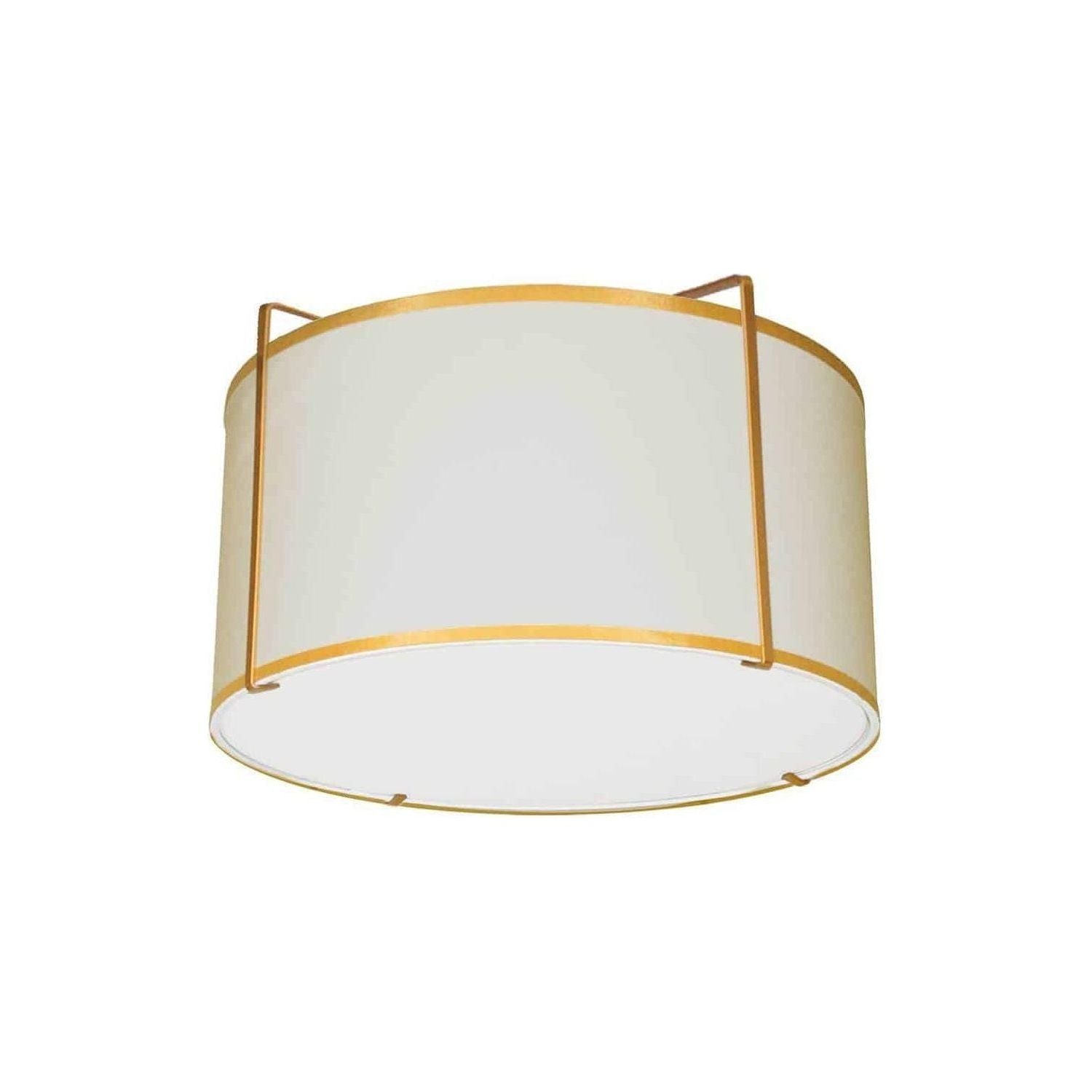 Dainolite - Trapezoid 2 Light 12 Inch Flush Mount - Lights Canada