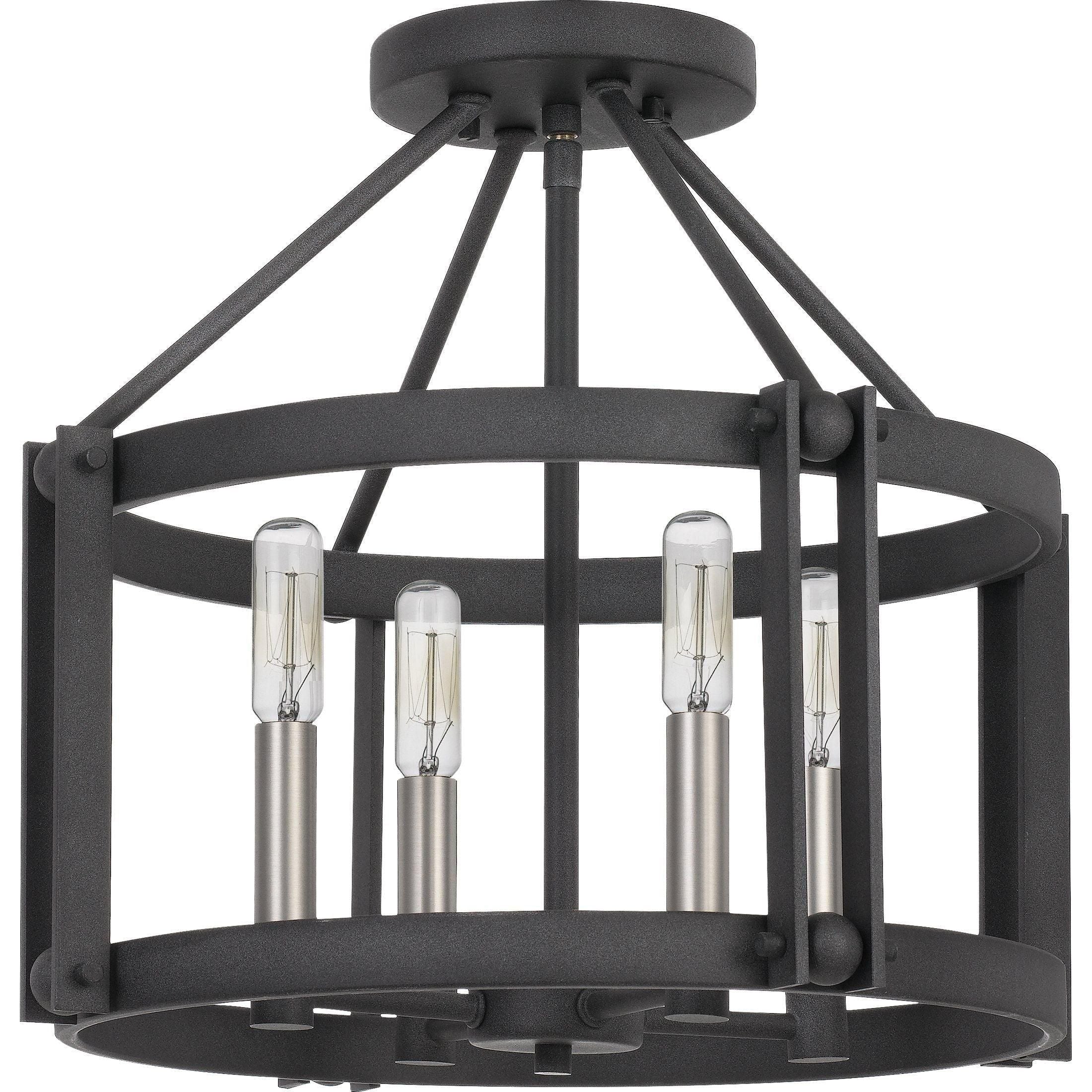 Quoizel - Victor Semi Flush Mount - Lights Canada