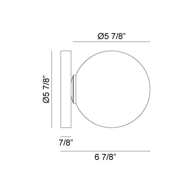 Matteo - Cosmo 6" 1-Light Wall Sconce - Lights Canada