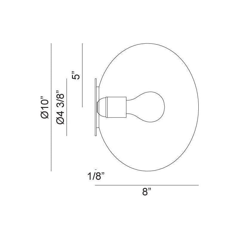 Matteo - Mayu 10" 1-Light Wall Sconce - Lights Canada