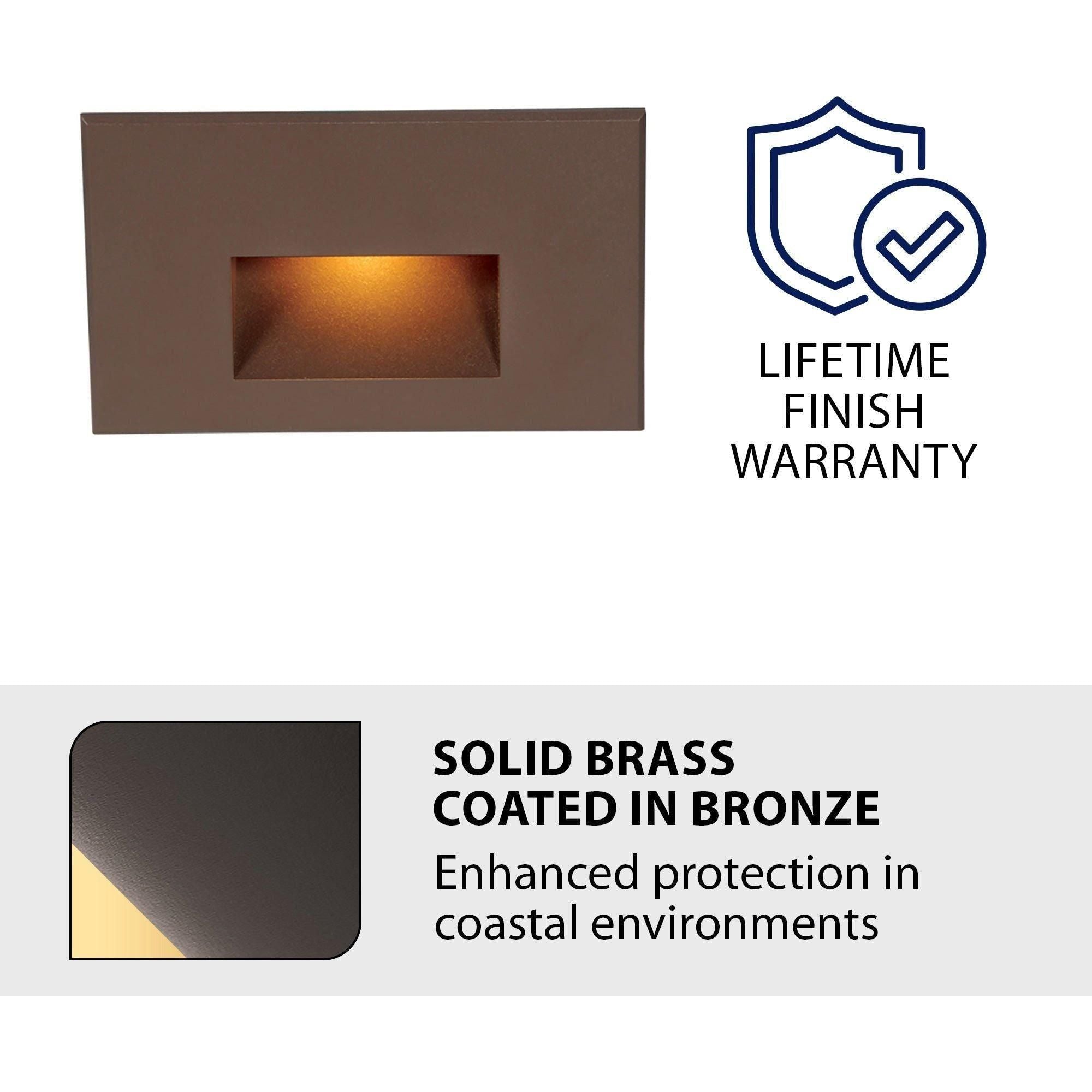 WAC Lighting - LEDme 120V LED Horizontal Indoor/Outdoor Step and Wall Light - Lights Canada