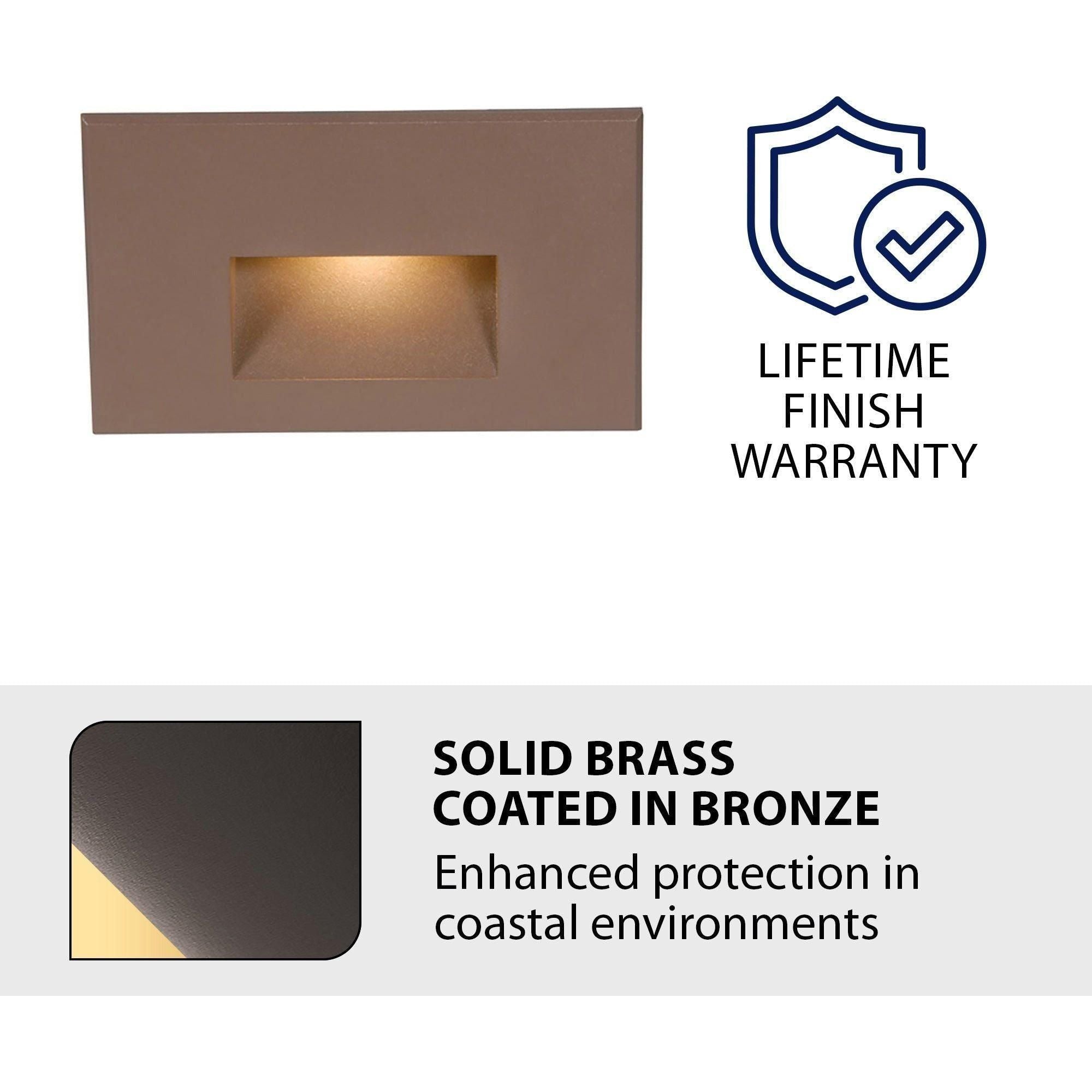 WAC Lighting - LEDme 120V LED Horizontal Indoor/Outdoor Step and Wall Light - Lights Canada