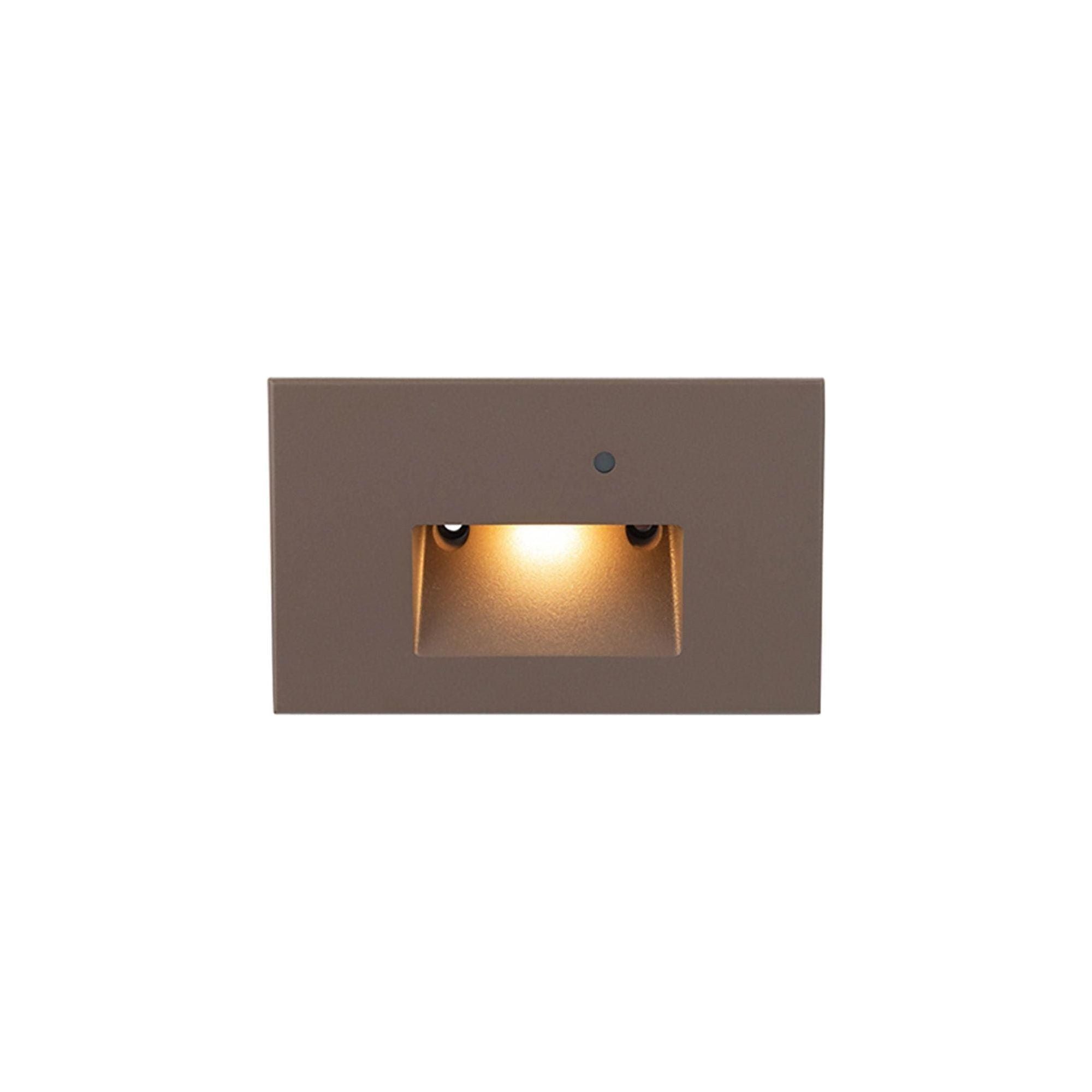 WAC Lighting - LEDme 120V LED Horizontal Indoor/Outdoor Step and Wall Light with Daylight Photocell Sensor - Lights Canada