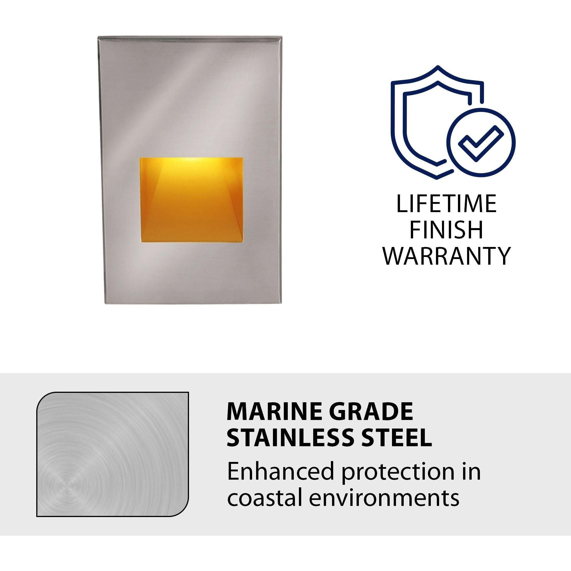 WAC Lighting - LEDme 120V LED Vertical Indoor/Outdoor Step and Wall Light - Lights Canada