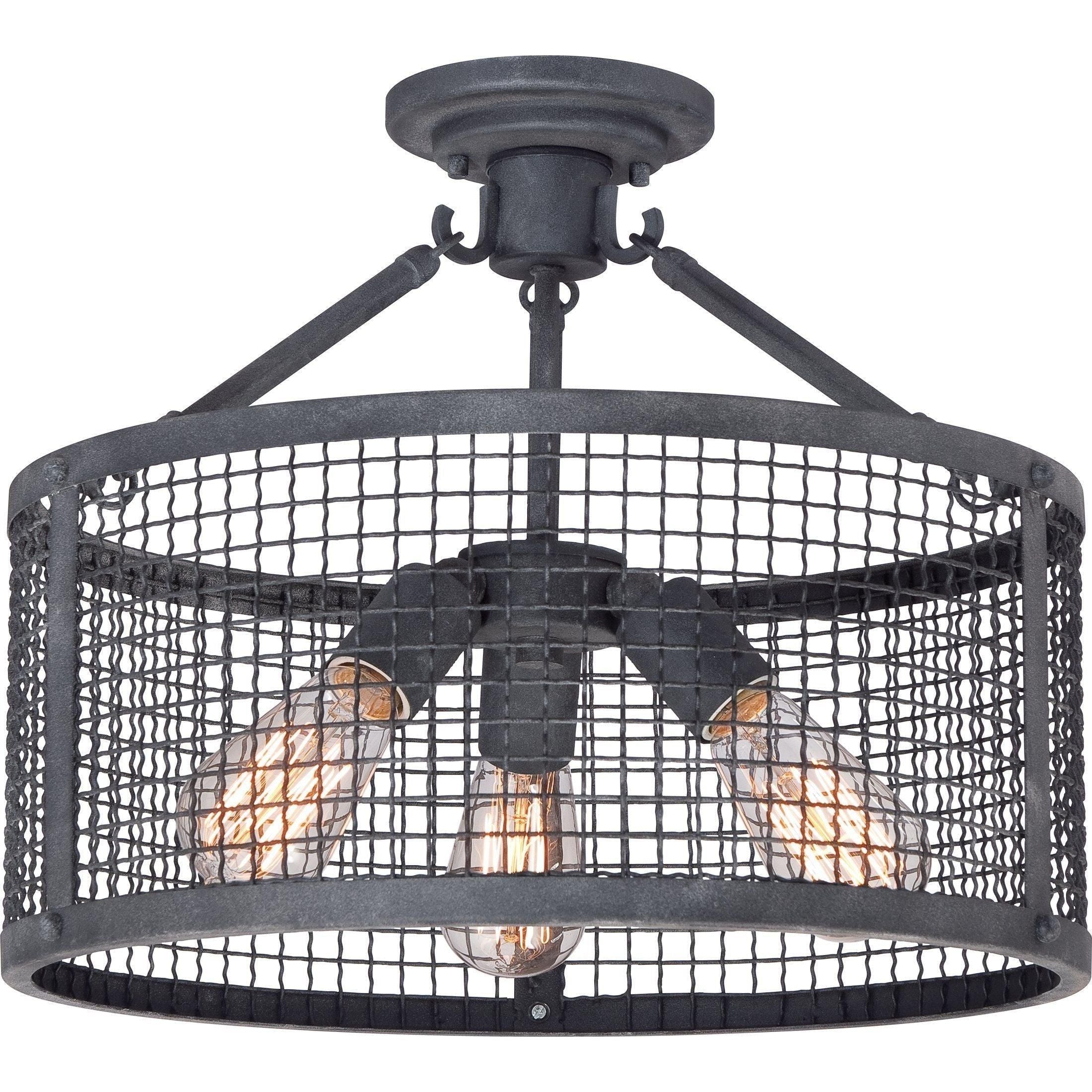 Quoizel - Wilder Semi Flush Mount - Lights Canada