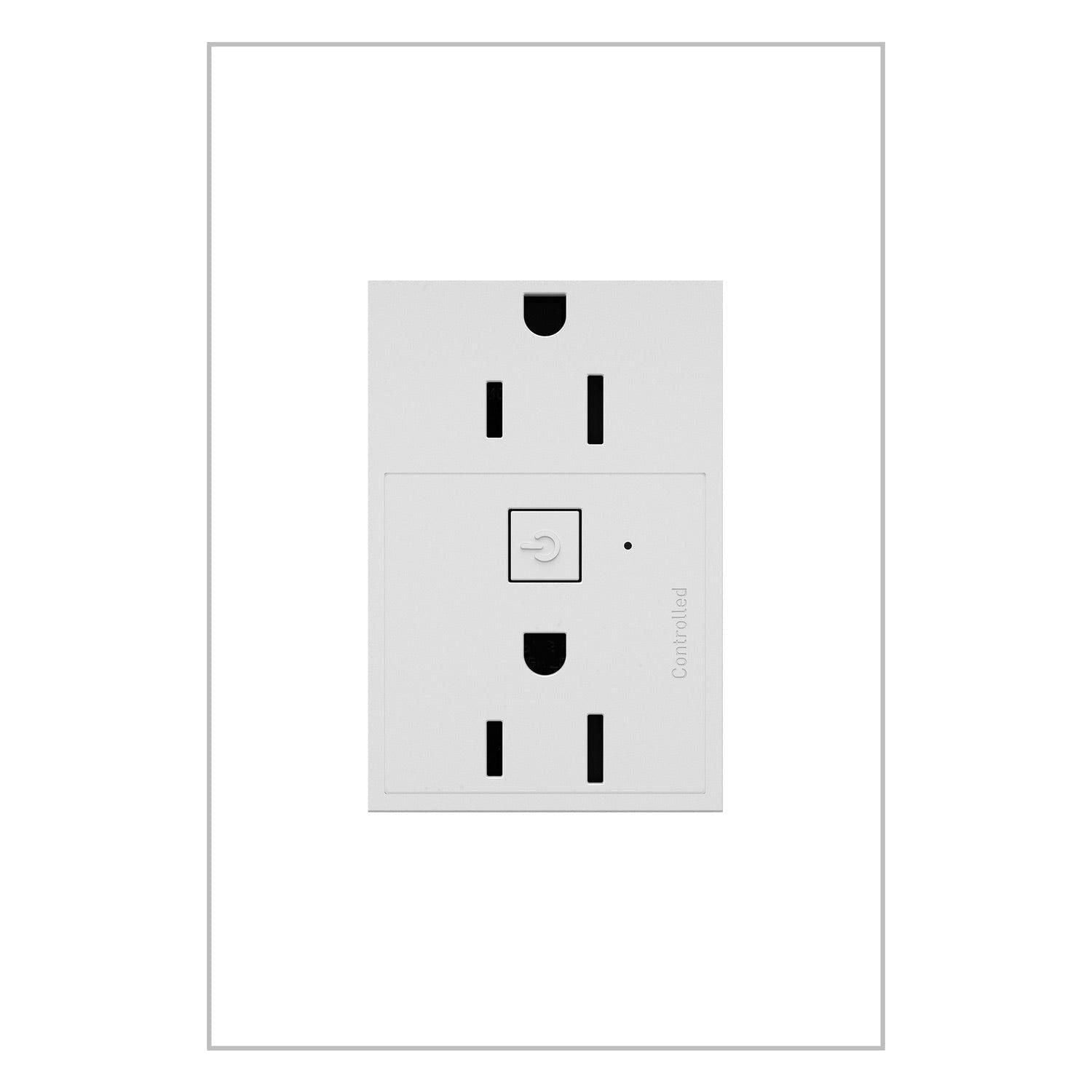 Legrand - Adorne Smart 15A Plus-Size Outlet with Netatmo - Lights Canada