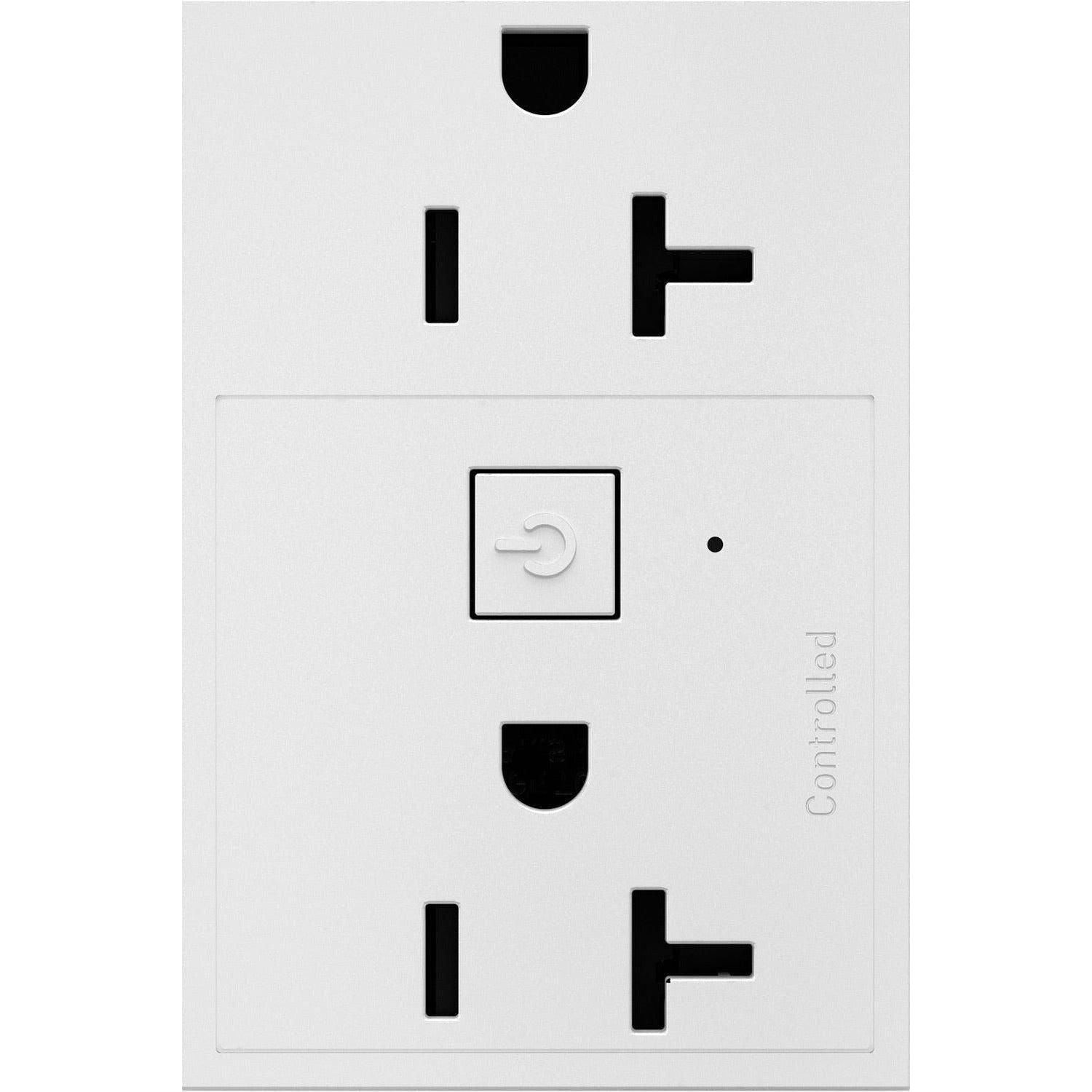 Legrand - Adorne Smart 20A Plus-Size Outlet with Netatmo - Lights Canada