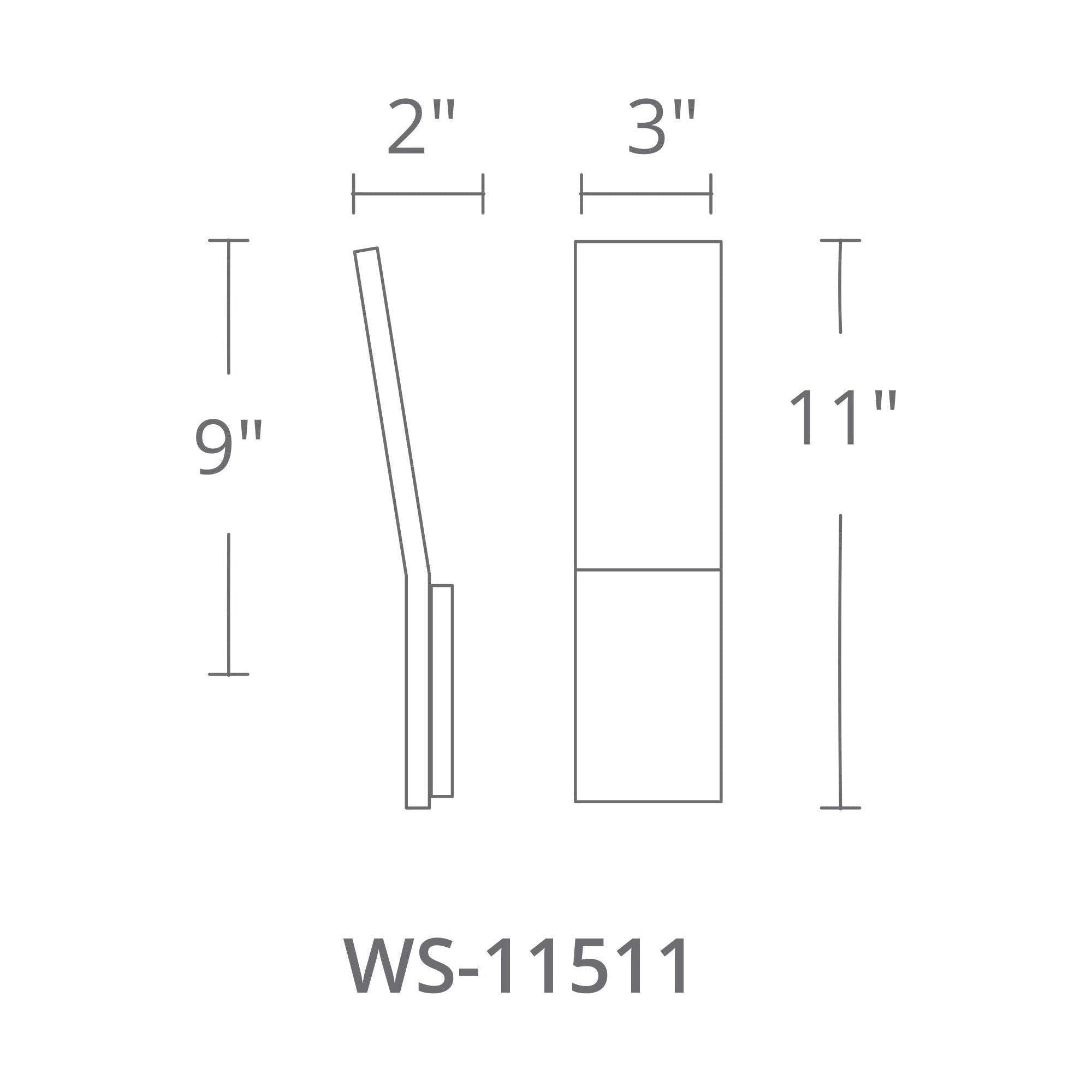 Modern Forms - Blade 11" LED Wall Sconce - Lights Canada