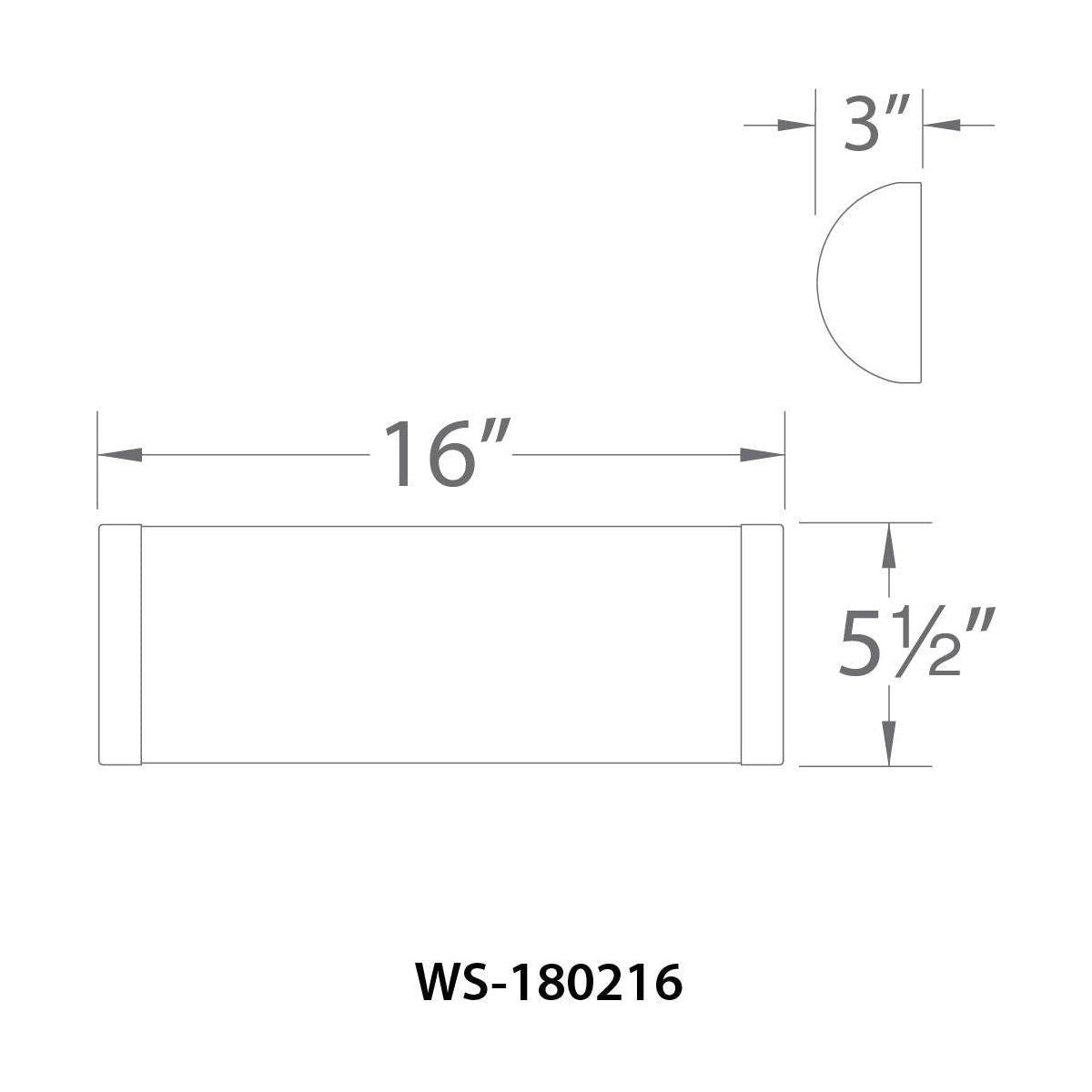 WAC Lighting - Fuse 16" LED Energy Star Bathroom Vanity & Wall Light - Lights Canada