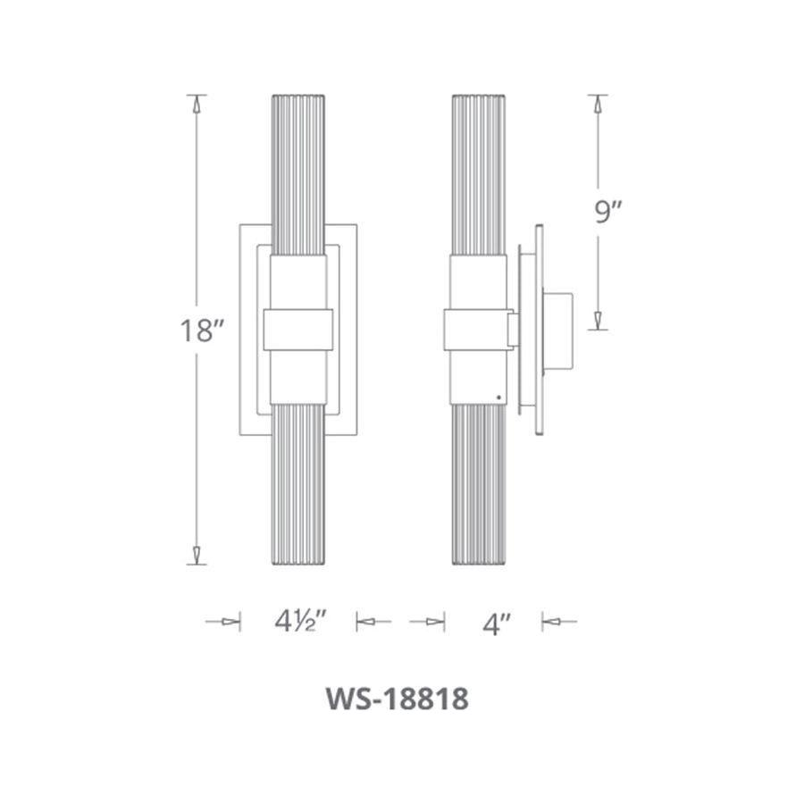 Modern Forms - Ceres 18" LED Wall Sconce - Lights Canada