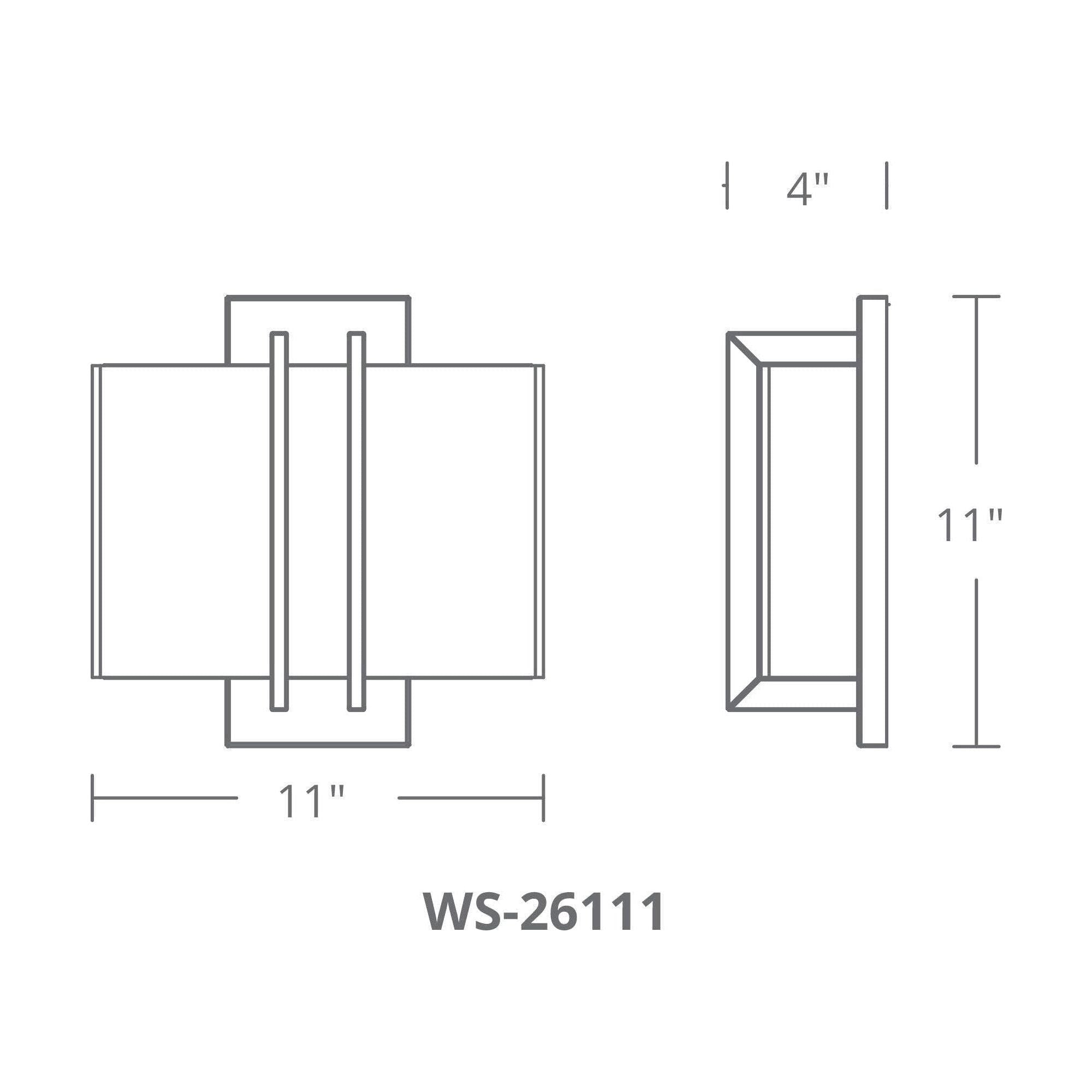 Modern Forms - Downton 11" LED Wall Light 3-CCT - Lights Canada