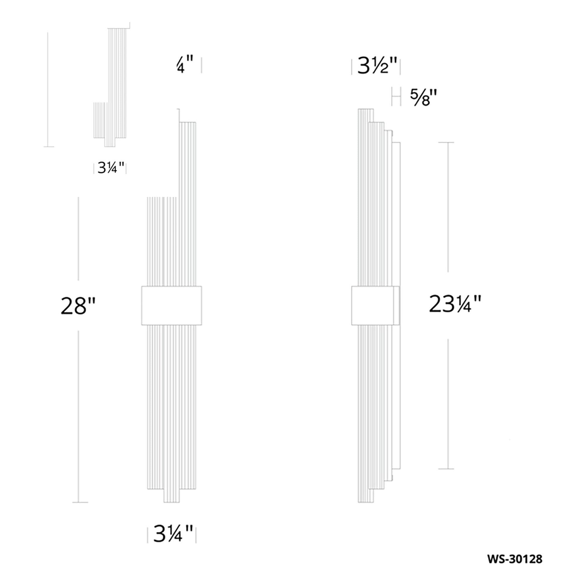 Modern Forms - Luzerne 28" LED Bathroom Vanity or Wall Light - Lights Canada