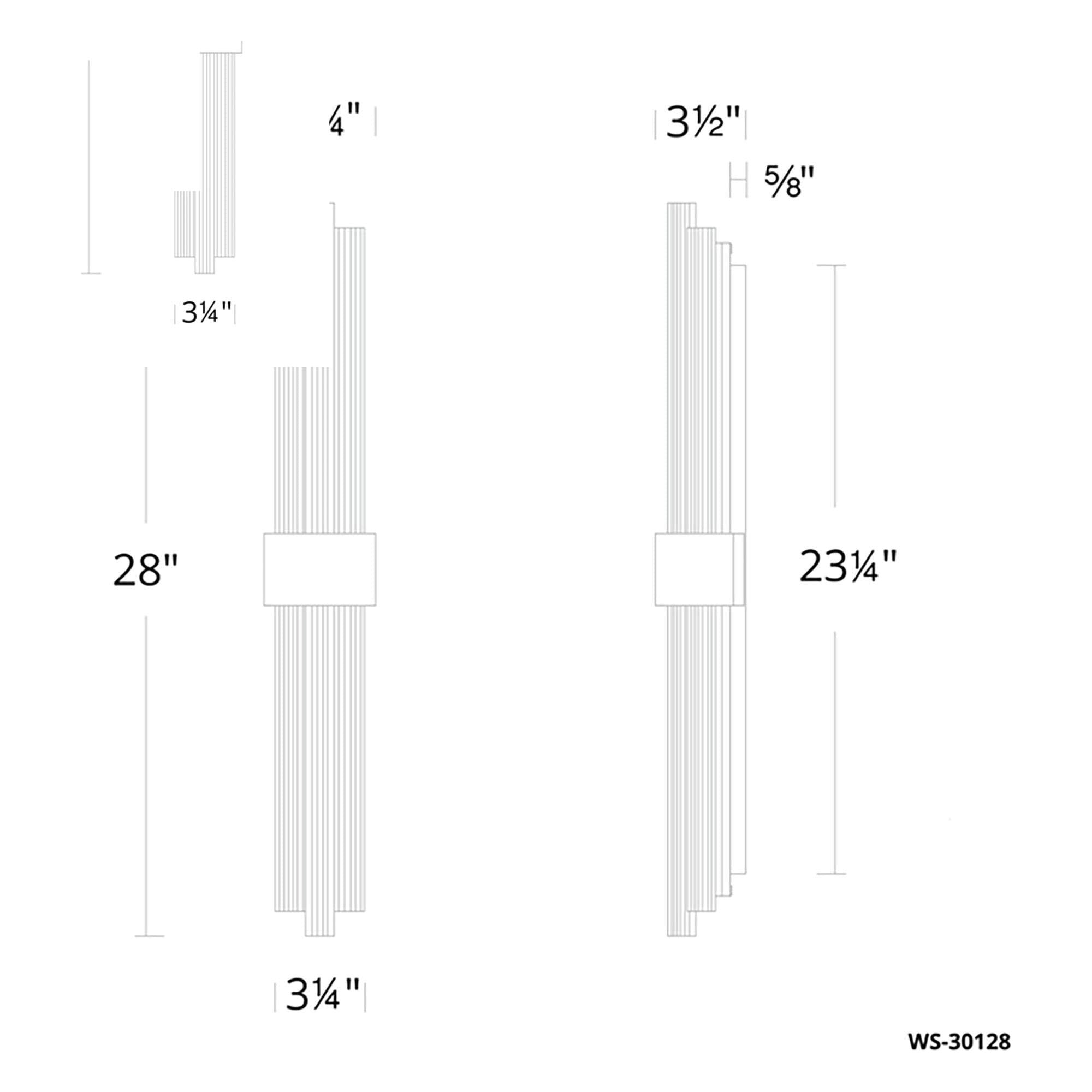 Modern Forms - Luzerne 28" LED Bathroom Vanity or Wall Light - Lights Canada