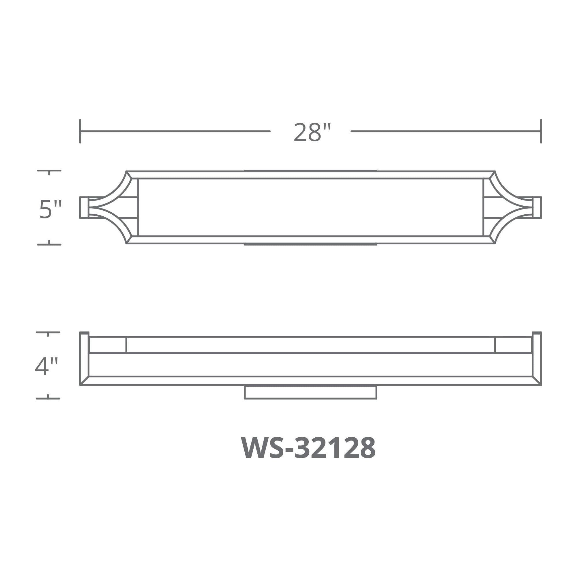 Modern Forms - Emblem 28" LED Bathroom Vanity or Wall Light - Lights Canada