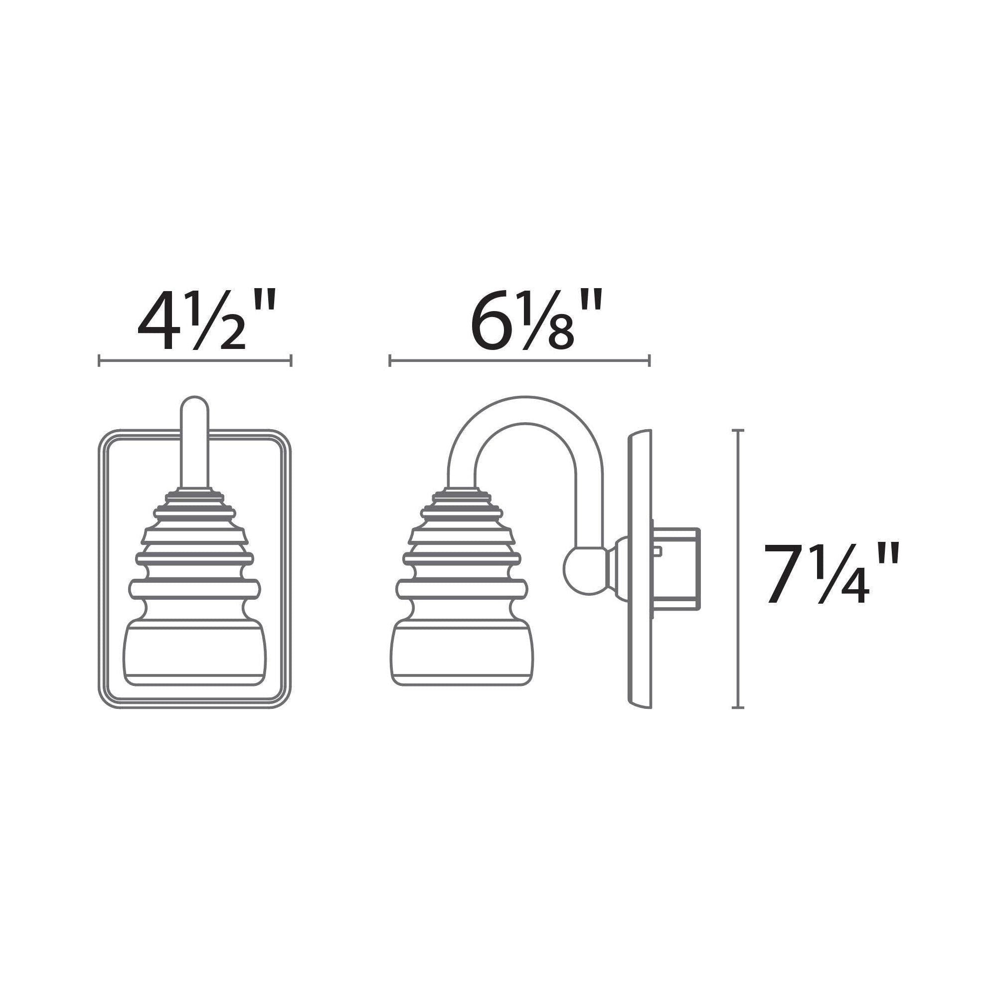 dweLED - Rondelle 5" LED Wall Sconce - Lights Canada