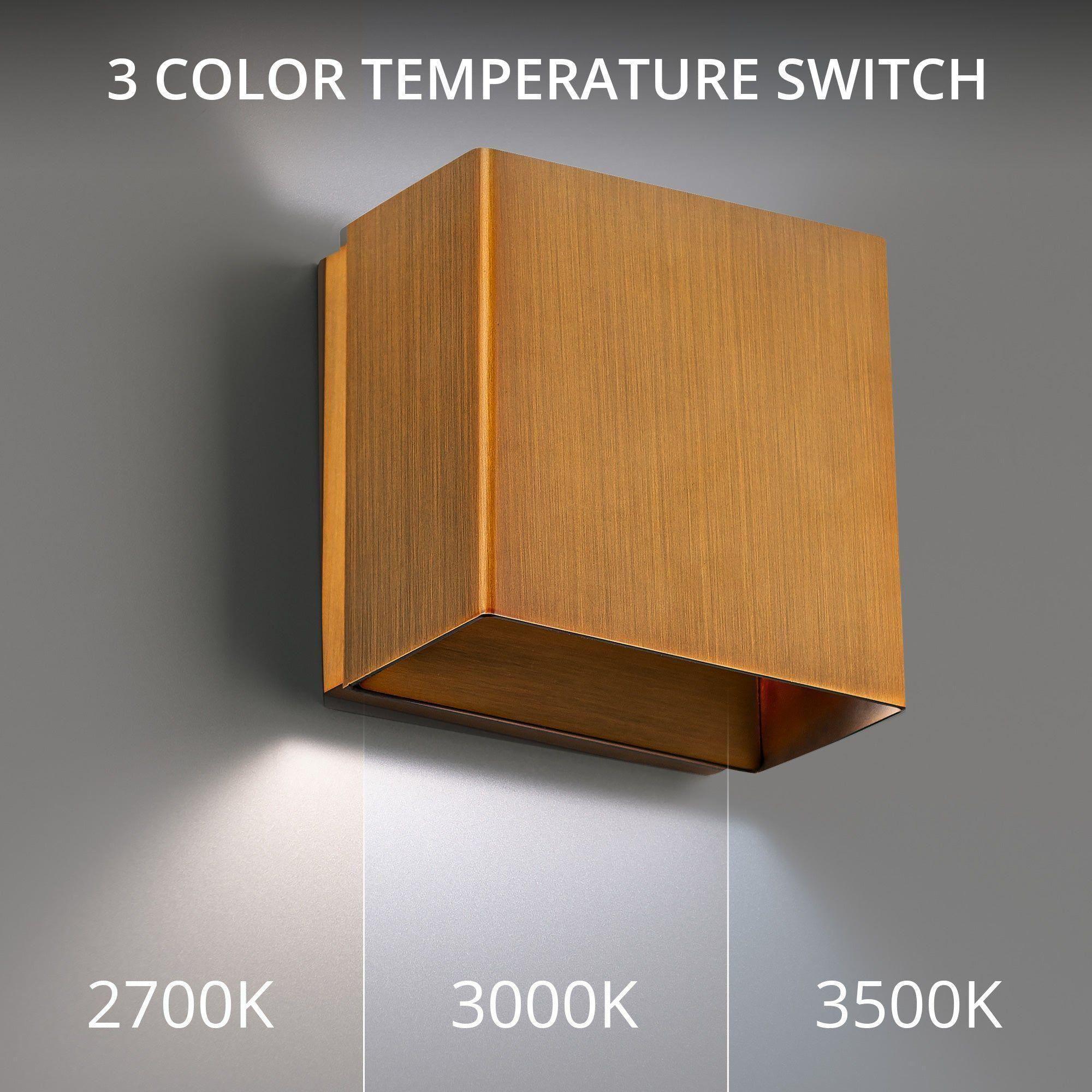 dweLED - Boxi 5" LED Wall Sconce - Lights Canada
