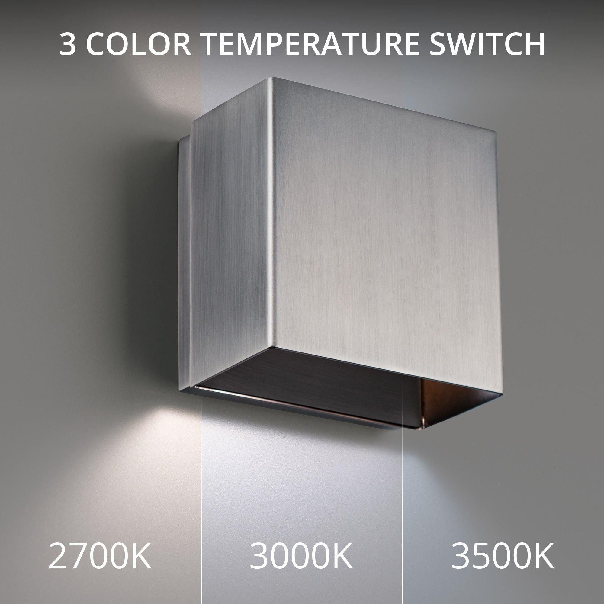dweLED - Boxi 5" LED Wall Sconce - Lights Canada