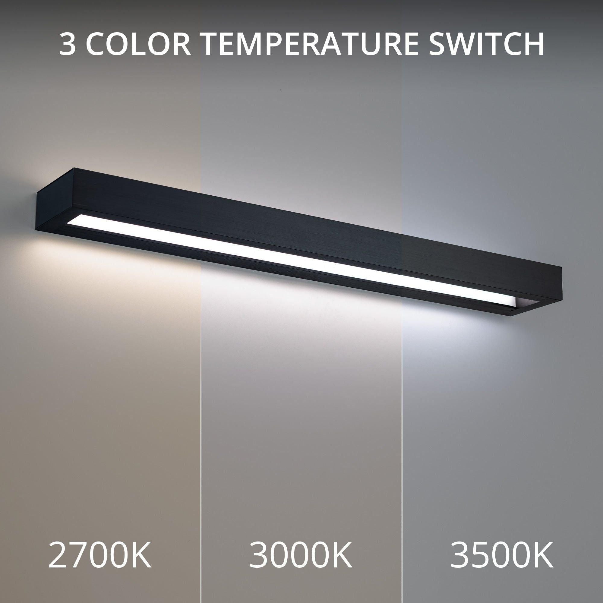 Modern Forms - Open Bar 27" LED Bathroom Vanity or Wall Light 3-CCT - Lights Canada
