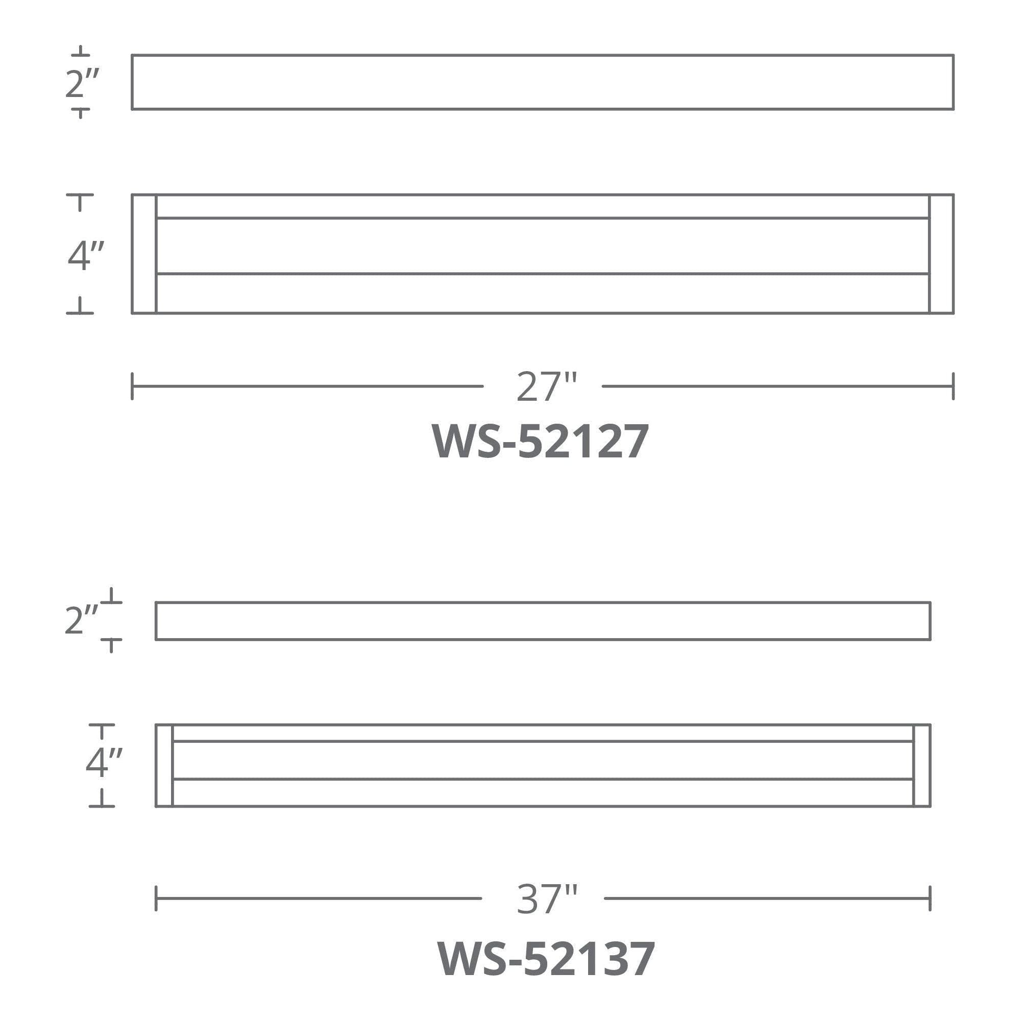 Modern Forms - Open Bar 27" LED Bathroom Vanity or Wall Light 3-CCT - Lights Canada