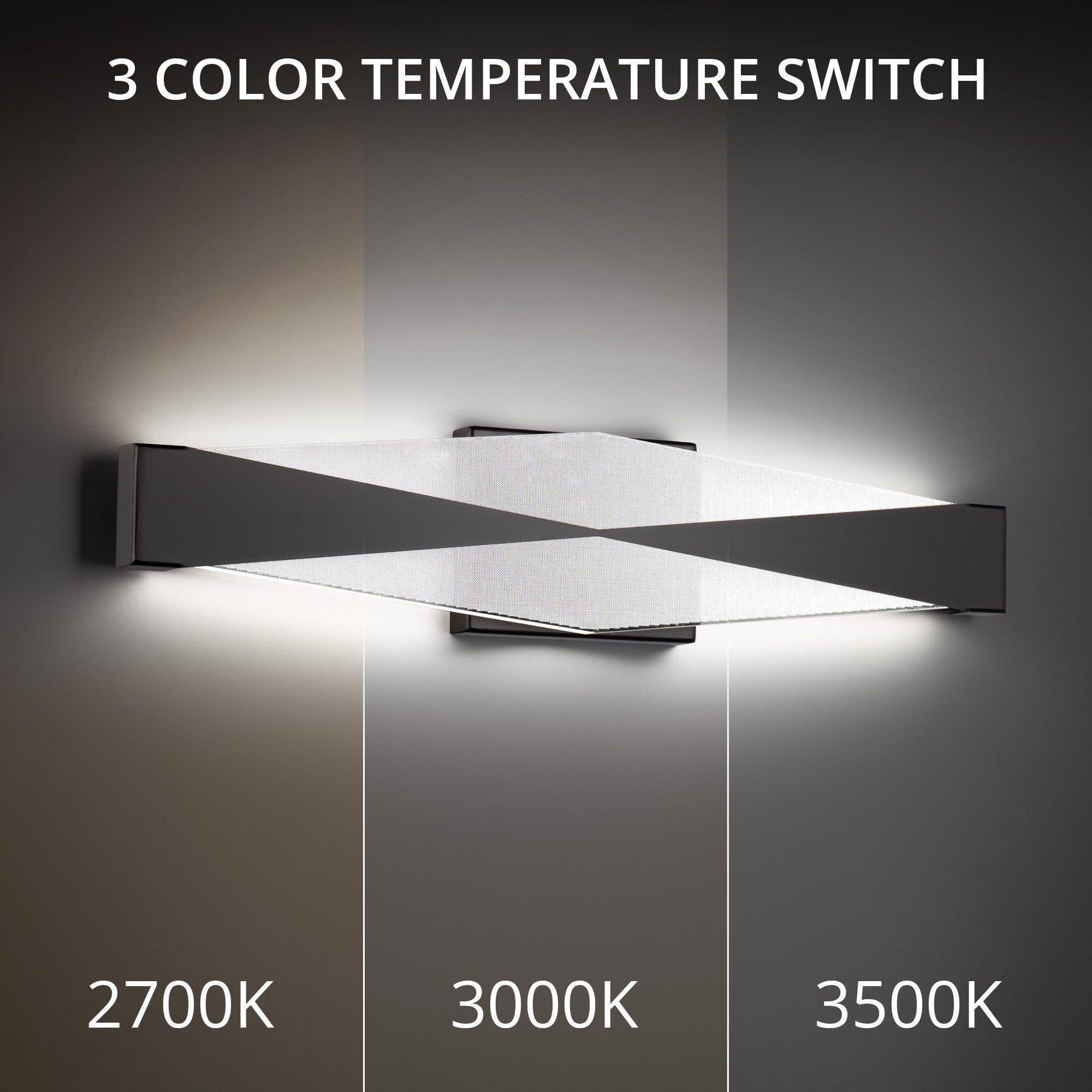 dweLED - Enigmatic 24" LED Bath Vanity & Wall Light - Lights Canada