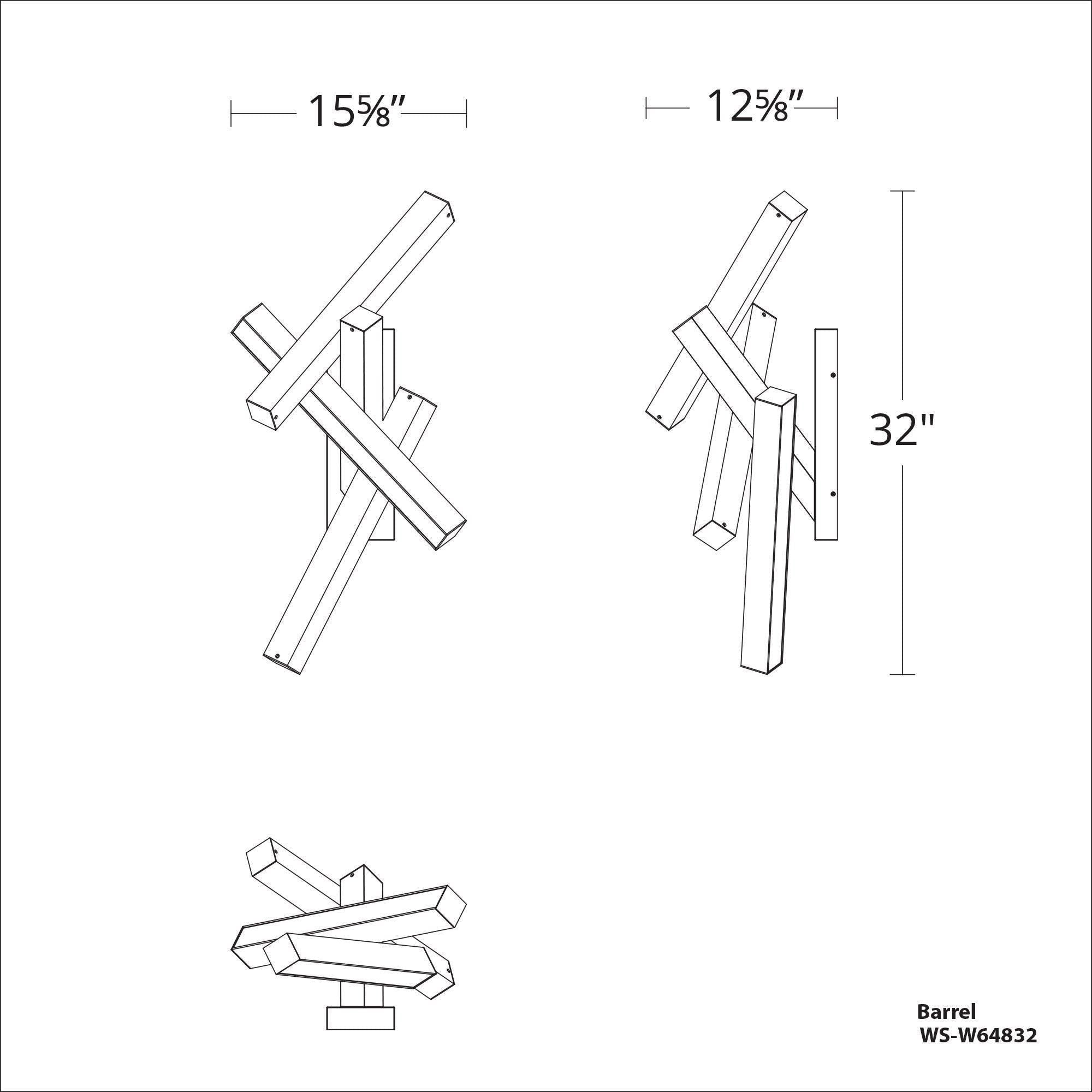Modern Forms - Chaos 32" LED Wall Sconce - Lights Canada