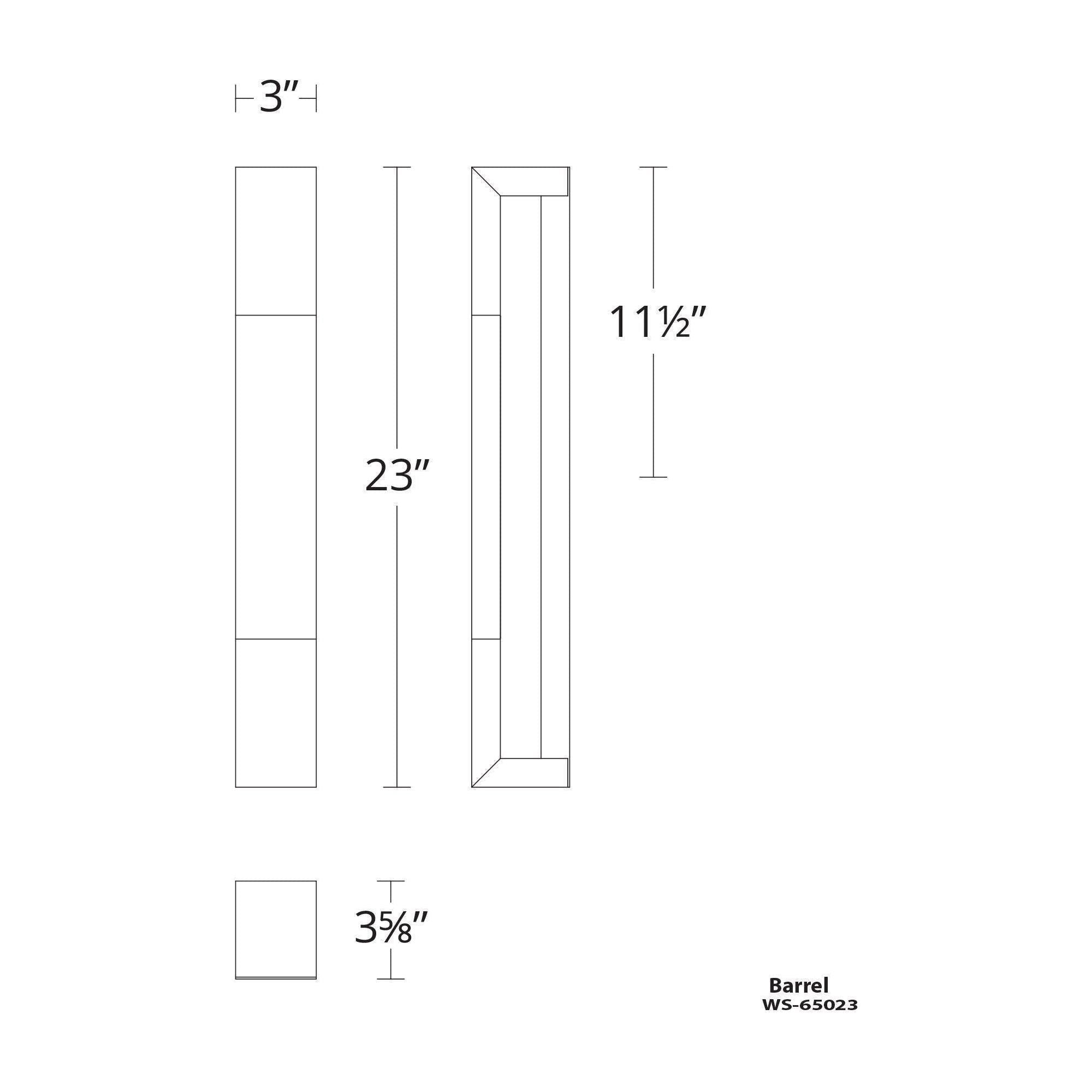 Modern Forms - Ember 23" LED Wall Sconce - Lights Canada