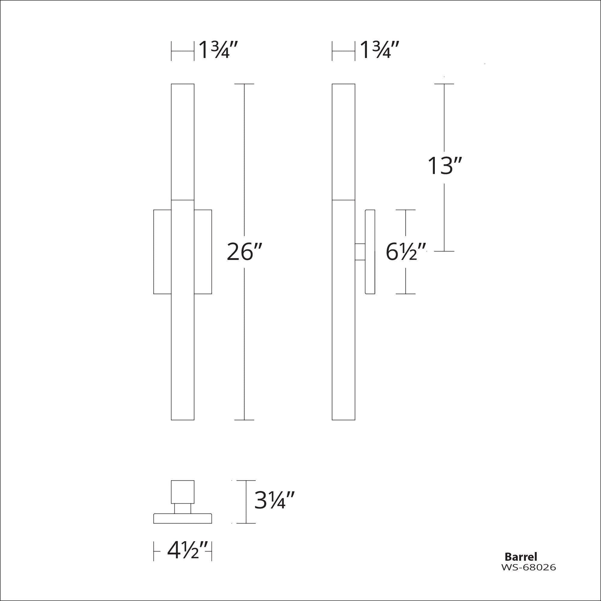 Modern Forms - Minx 26" Wall Sconce - Lights Canada
