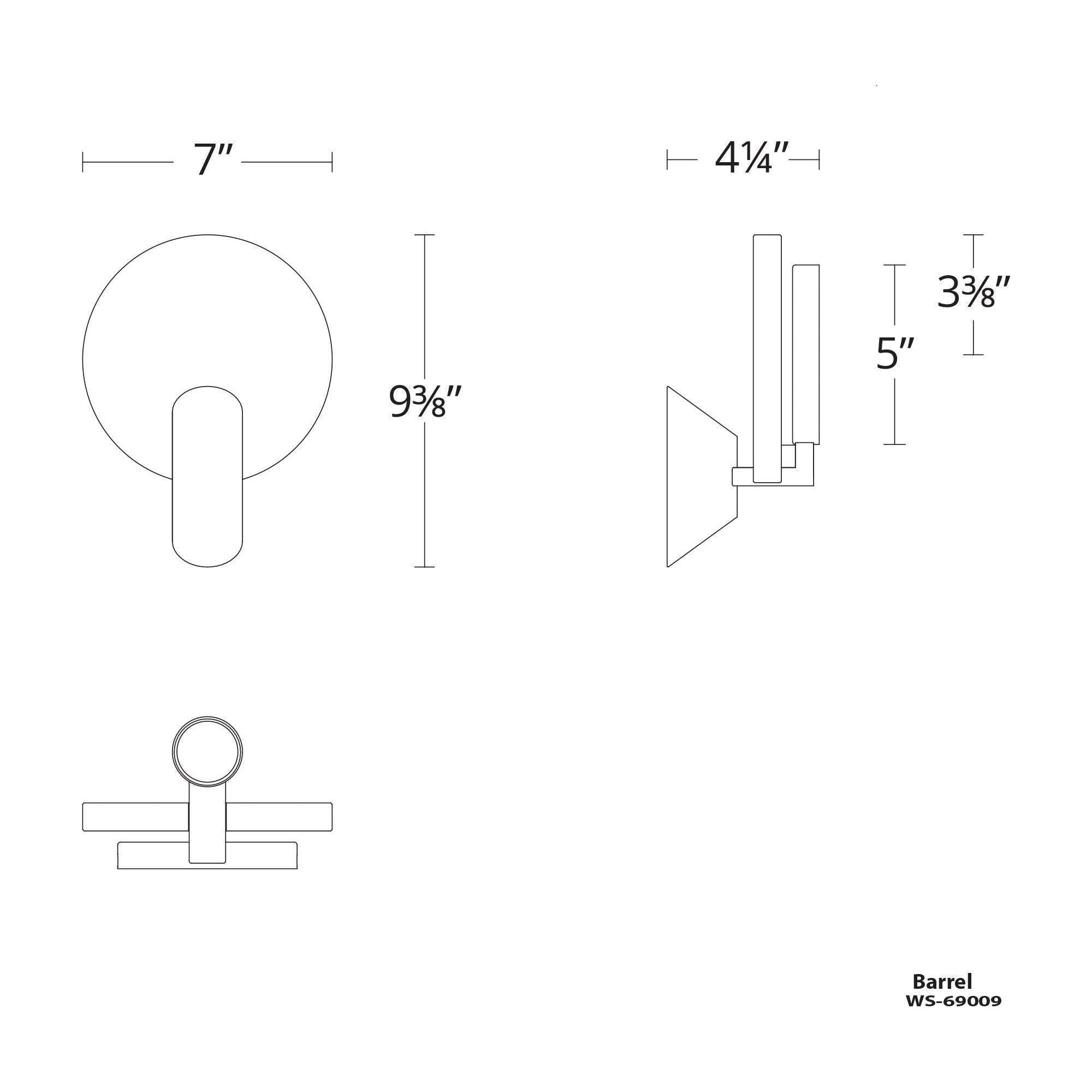 Modern Forms - Oracle 9" Wall Sconce - Lights Canada