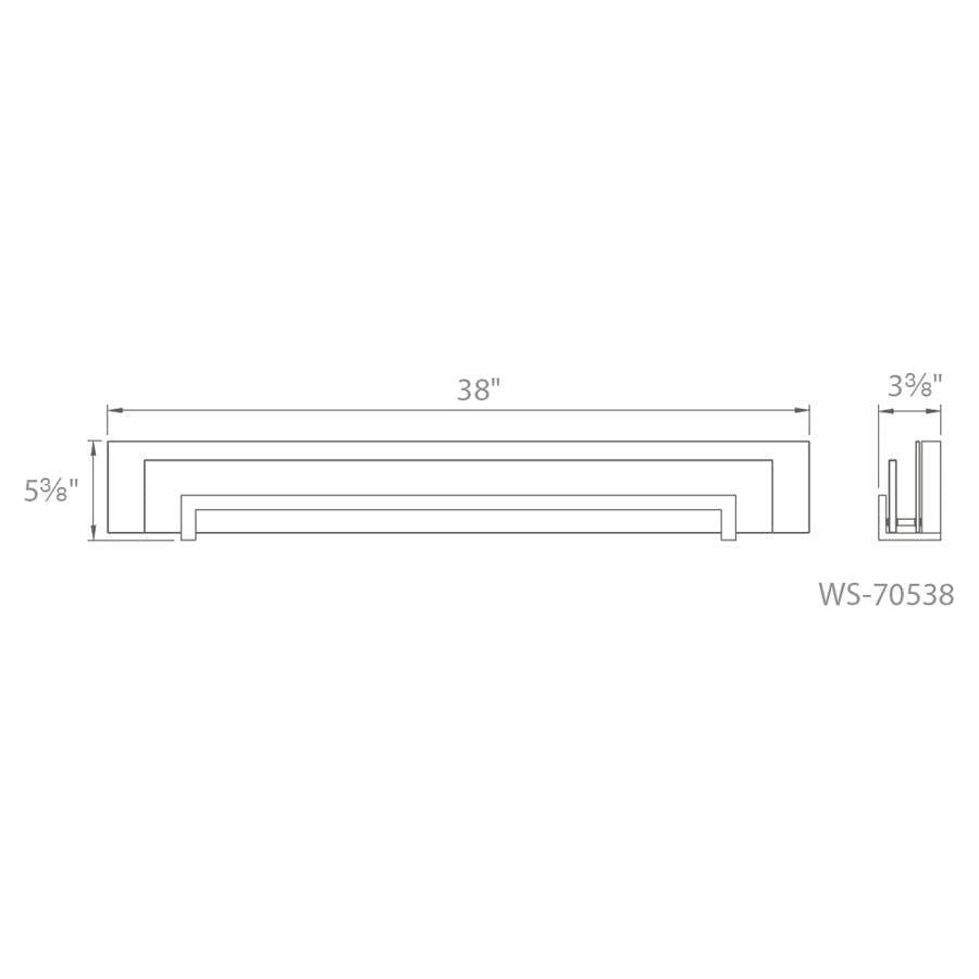 Modern Forms - Margin 38" LED Bathroom Vanity or Wall Light - Lights Canada