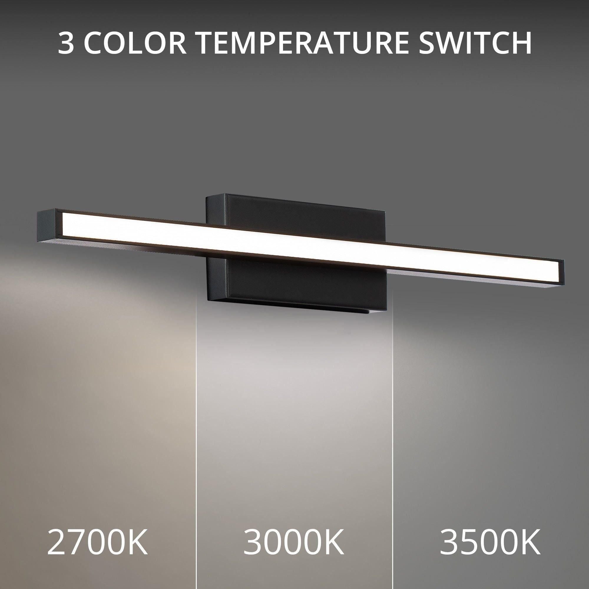 dweLED - Parallax 18" LED Bath Vanity & Wall Light - Lights Canada