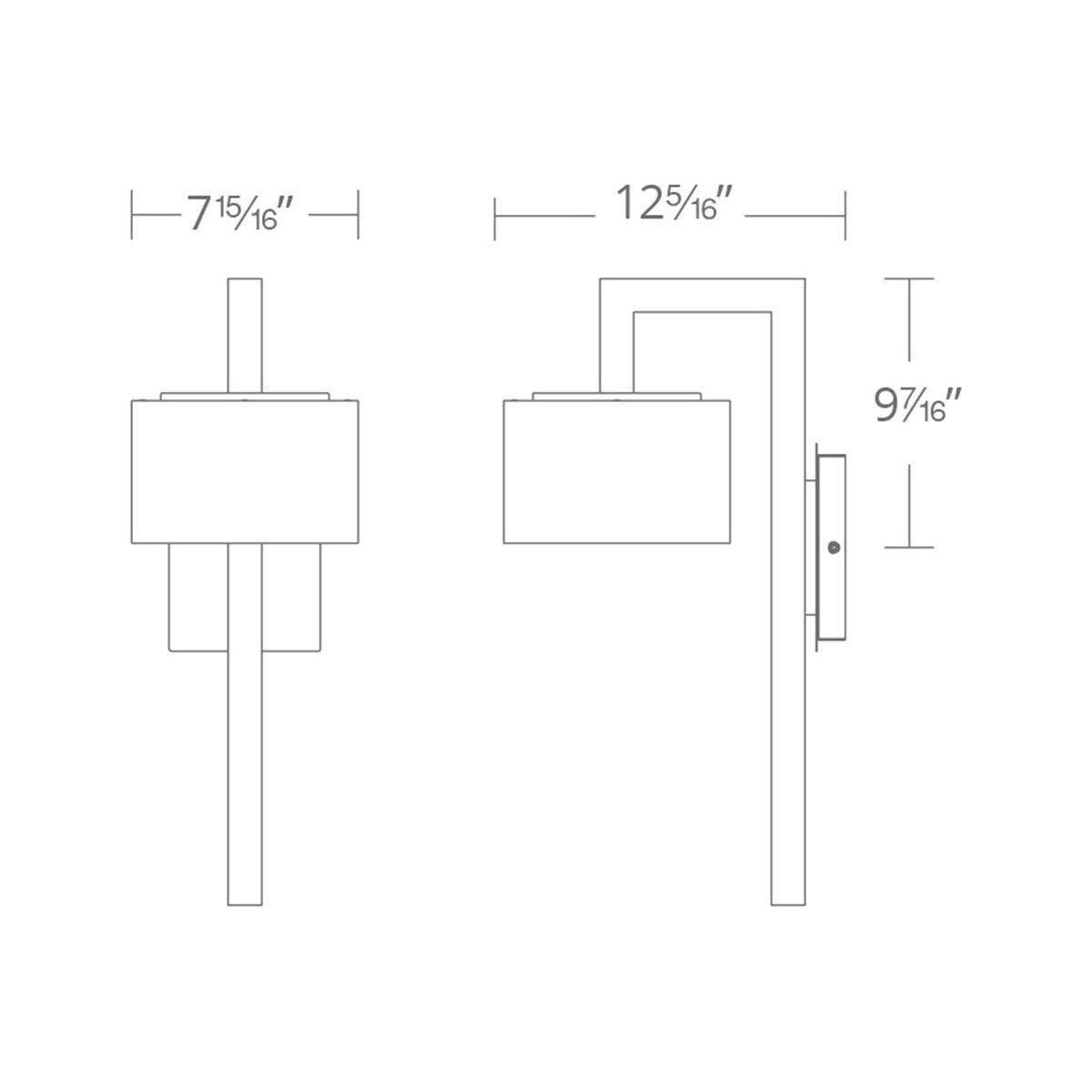 Modern Forms - Garbo 22" LED Wall Sconce - Lights Canada