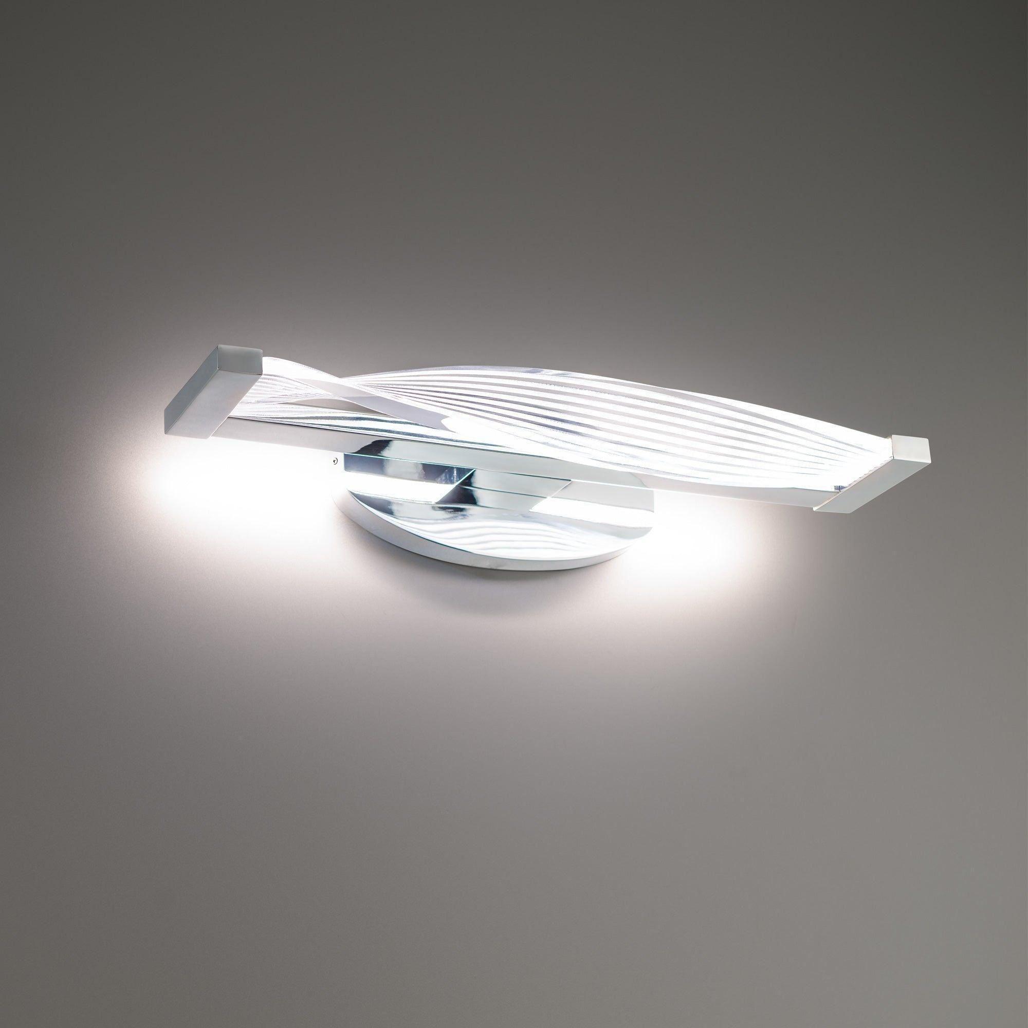 dweLED - Wave 17" LED Bath Vanity & Wall Light - Lights Canada