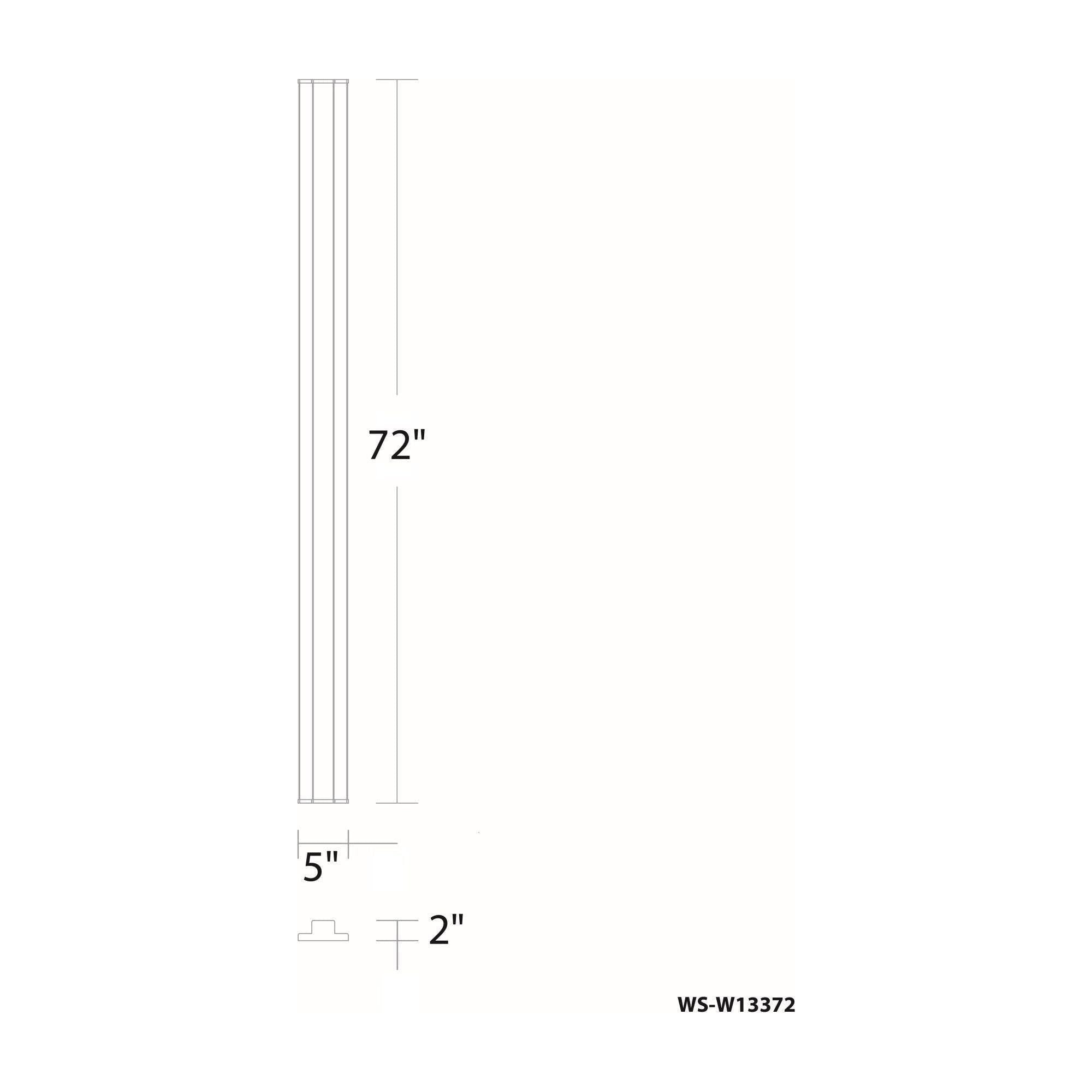 dweLED - Revels 72" LED Outdoor Wall Light - Lights Canada