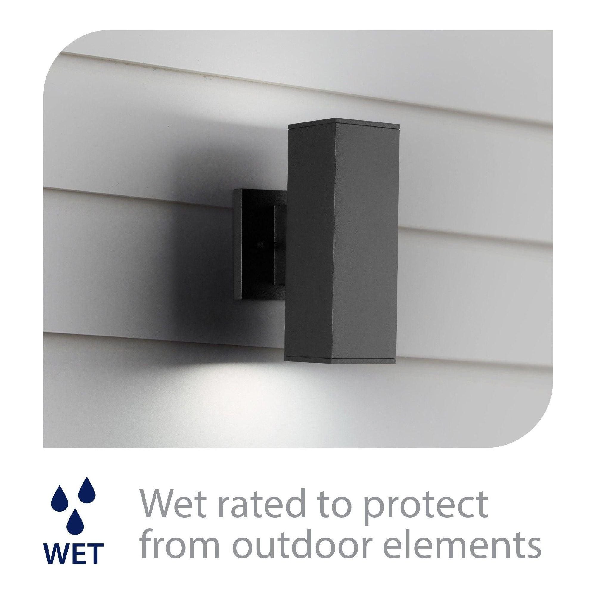 WAC Lighting - Cubix LED Double Up and Down Indoor/Outdoor Wall Light - Lights Canada